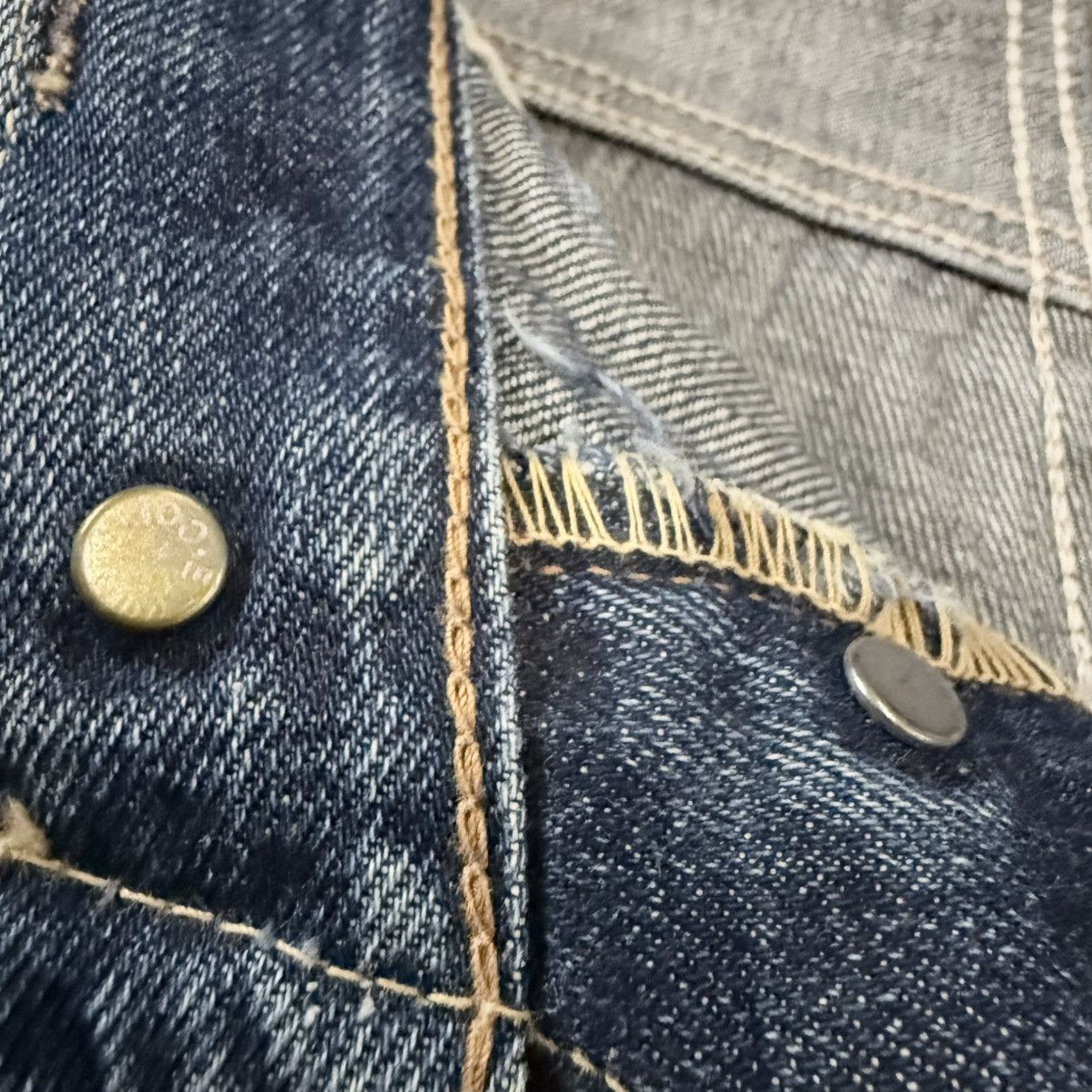 Kapital Vintage Japanese Denim Edwin 505sx Distressed Selvedge Baggy Size US 32 / EU 48 - 16 Thumbnail