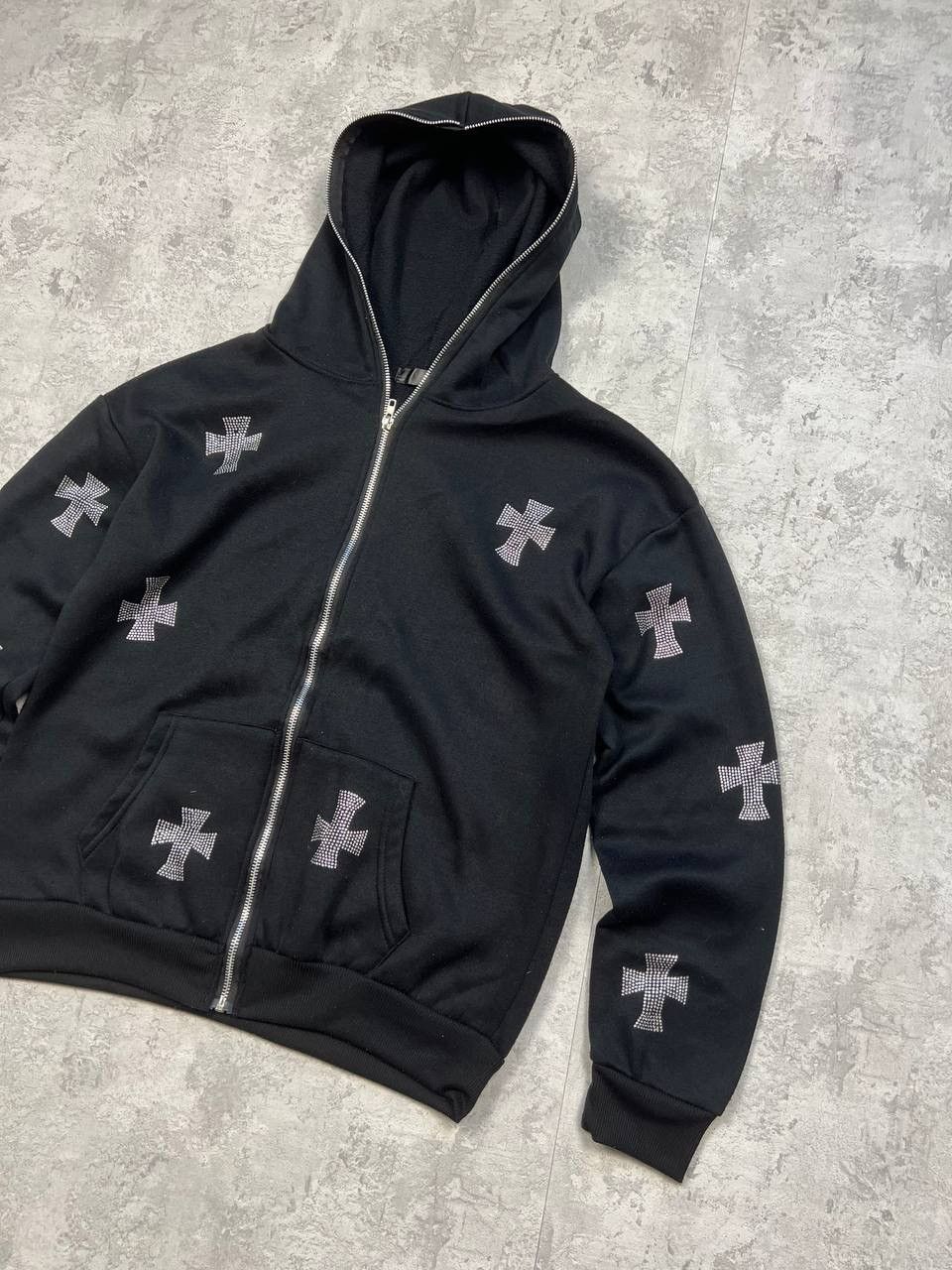 Other Zip hoodie with crosses Multilogo Size US M / EU 48-50 / 2 - 3 Thumbnail