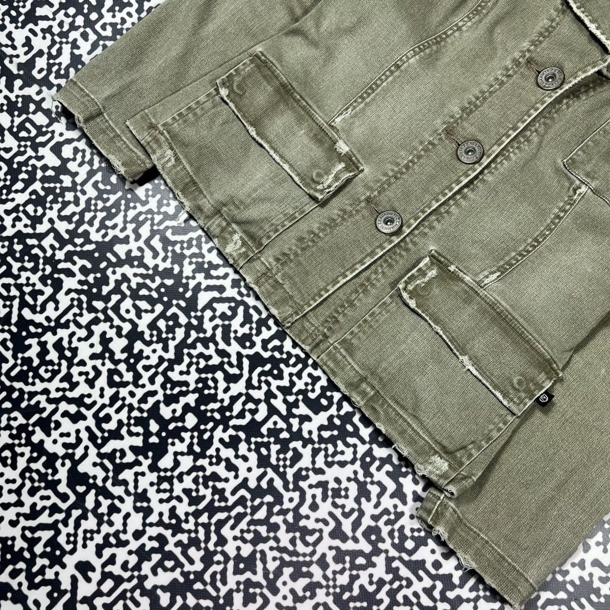 Japanese Brand Vintage Y2K Z Cavaricci Military Distressed Blazer Japanese Size S / US 4 / IT 40 - 10 Thumbnail