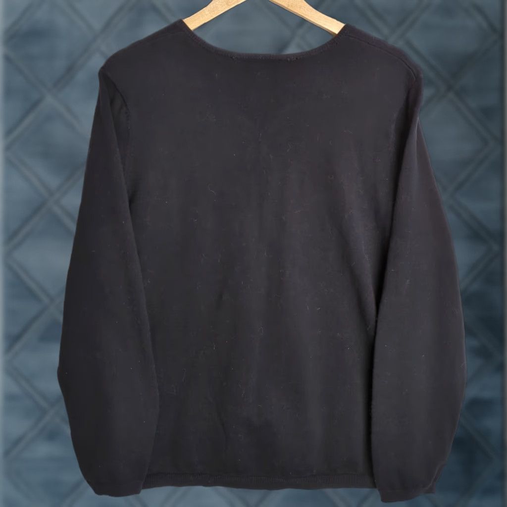 Ralph Lauren Ralph Lauren Cardigan Shirt Women Black Button Up Size 1X XL Size XL / US 12-14 / IT 48-50 - 1 Thumbnail