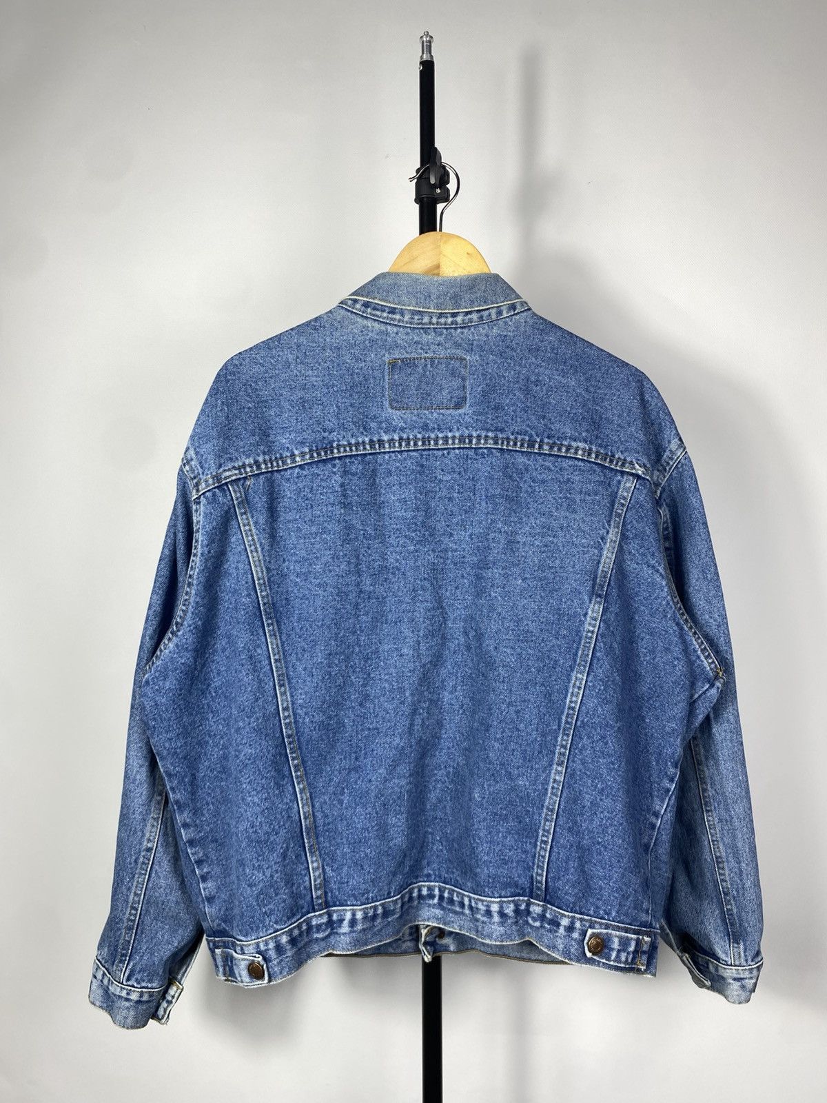 Levi's × Levi's Vintage Clothing × Vintage Vtg Levis USA Reworked 501 Pants Trucker Denim Jacket Size US M / EU 48-50 / 2 - 9 Thumbnail