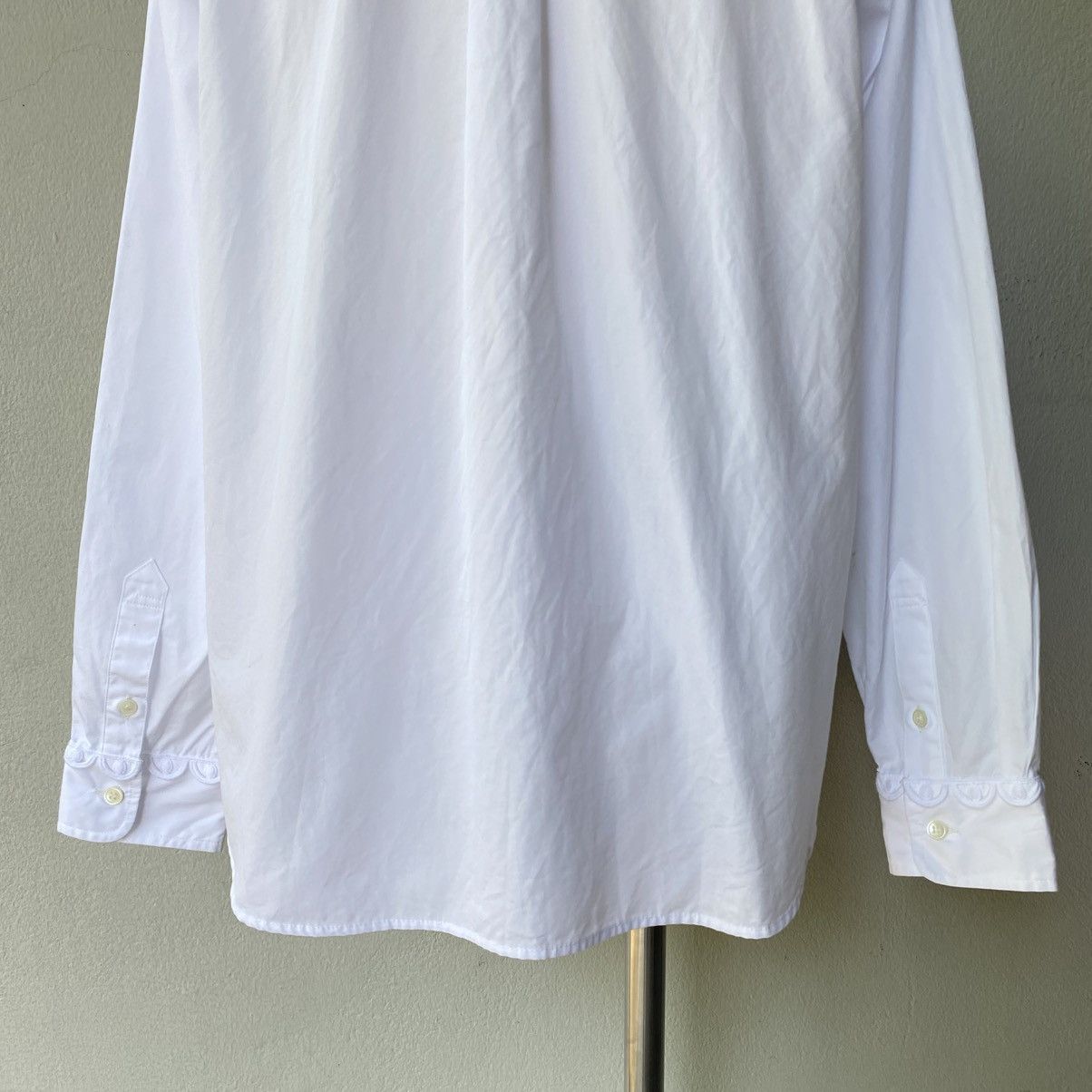 Tsumori Chisato Tsumori Chisato White Ruffle Collar Blouse Size XS / US 0-2 / IT 36-38 - 20 Thumbnail