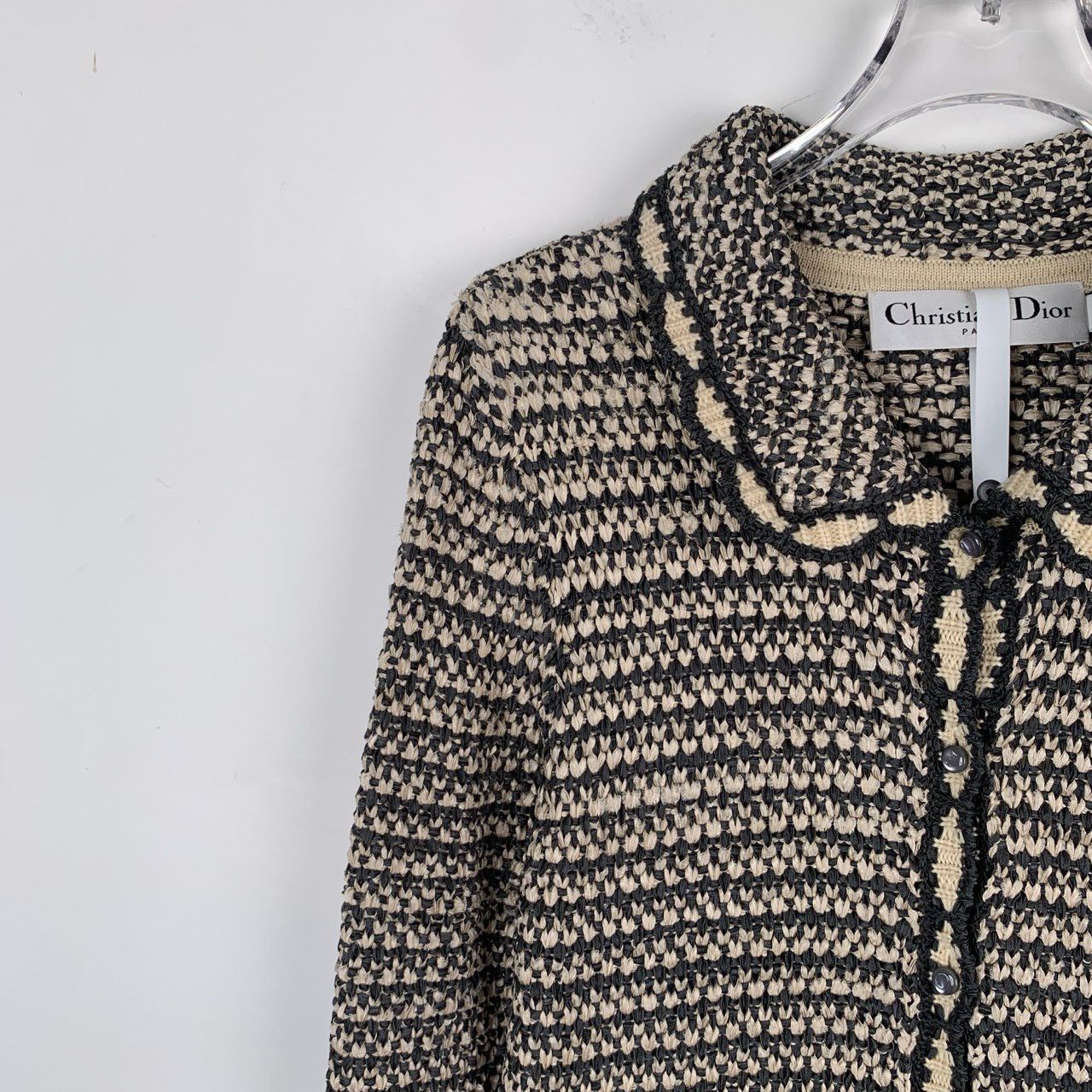 Dior Dior Black & White Striped Silk-Wool Blend (Size S) Size XS / US 0-2 / IT 36-38 - 7 Thumbnail