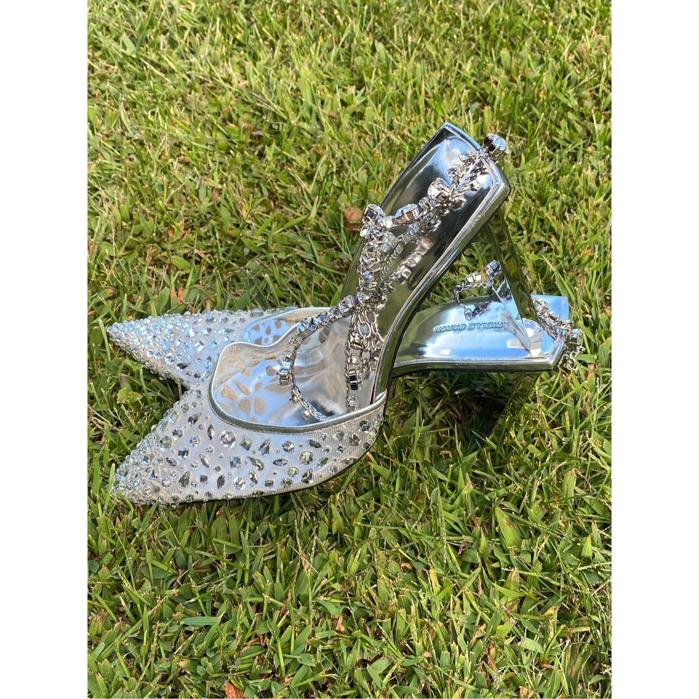 Other ARIELLE BARON Omen 95 Heel in Silver Crystal Size 36 EU 6 US Size US 6 / IT 36 - 7 Thumbnail