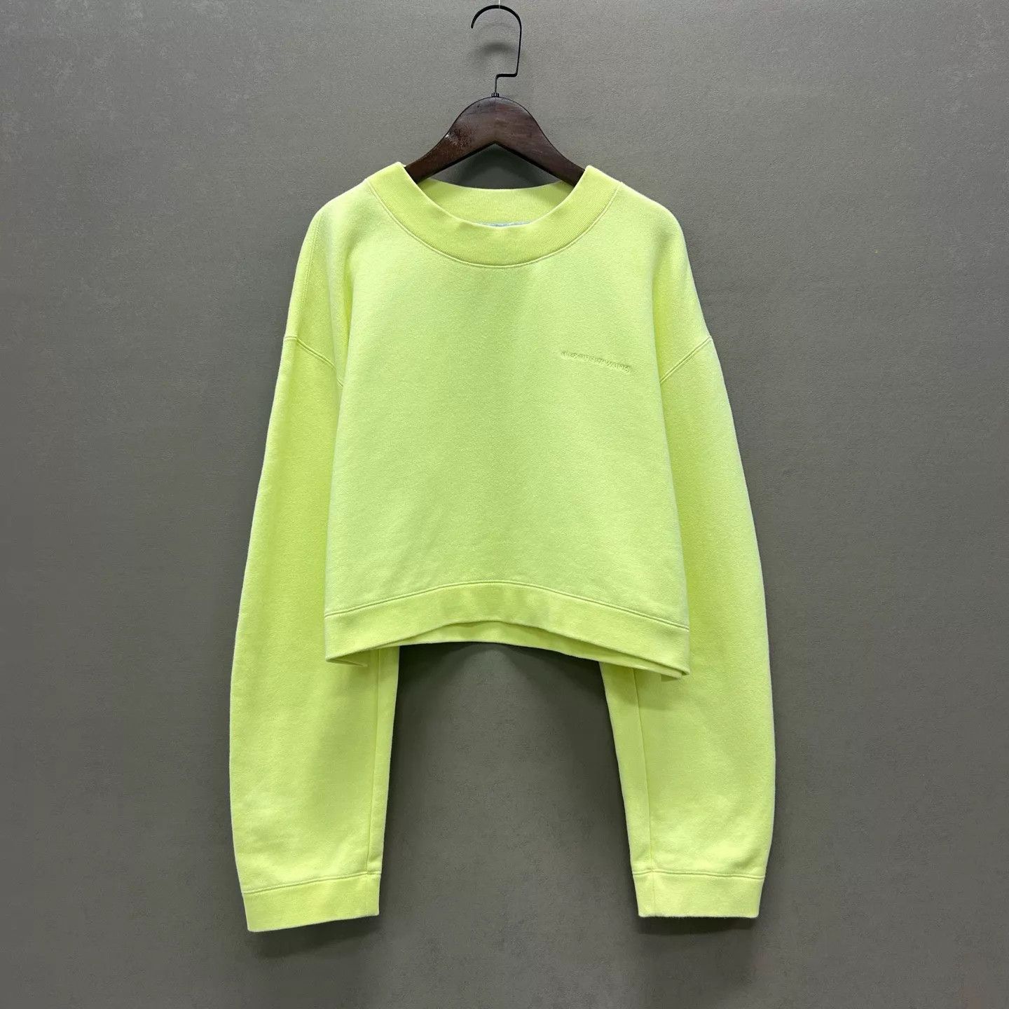 Alexander Wang Alexanderwang Neon Green Sweatshirt M 99 New Size M / US 6-8 / IT 42-44 - 1 Thumbnail