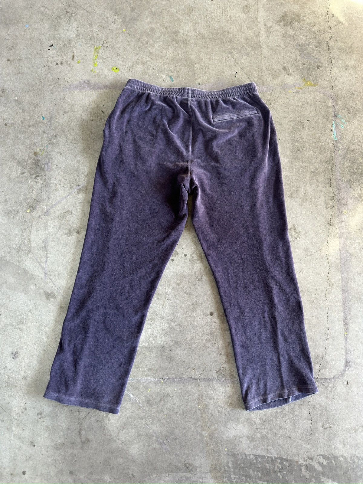 Puma × Vintage Vintage Puma Velour Track Pants Size US 36 / EU 52 - 2 Thumbnail