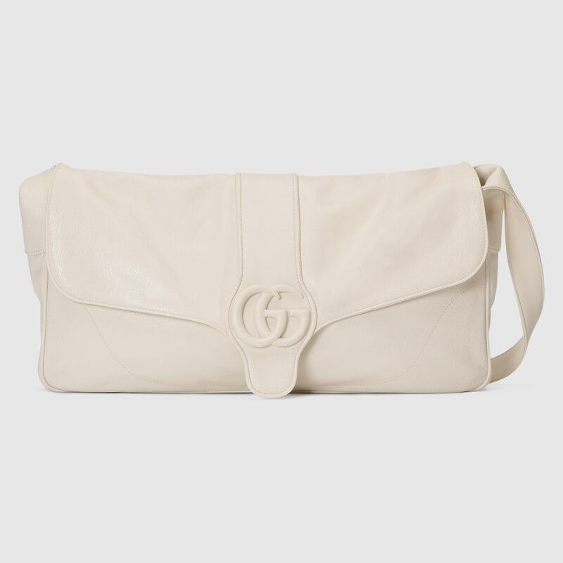 Gucci o1s1wg110225 Size:OS/ Aphrodite Medium Shoulder Bag in White Size ONE SIZE - 1 Thumbnail