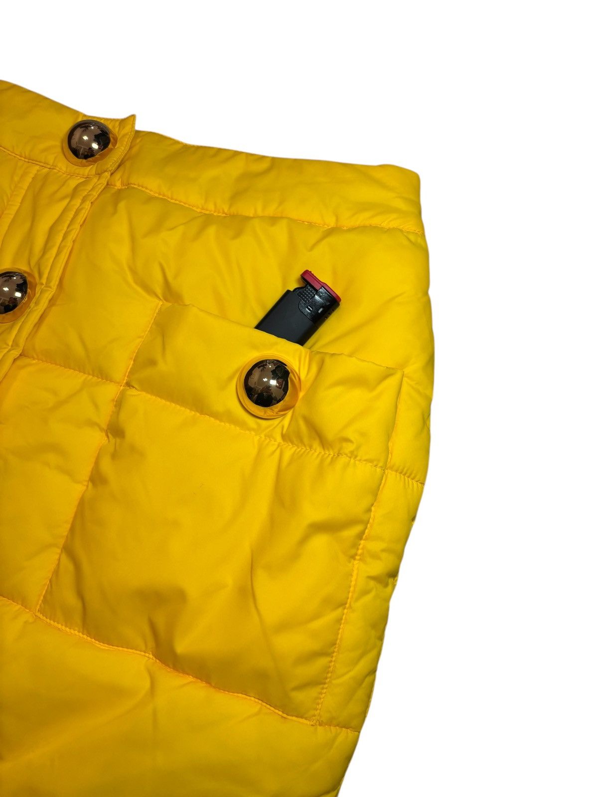 H&M × Moschino Moschino Skirt Puffy Style Big Gold Button Close Zip Size 26" / US 2 / IT 38 - 8 Thumbnail