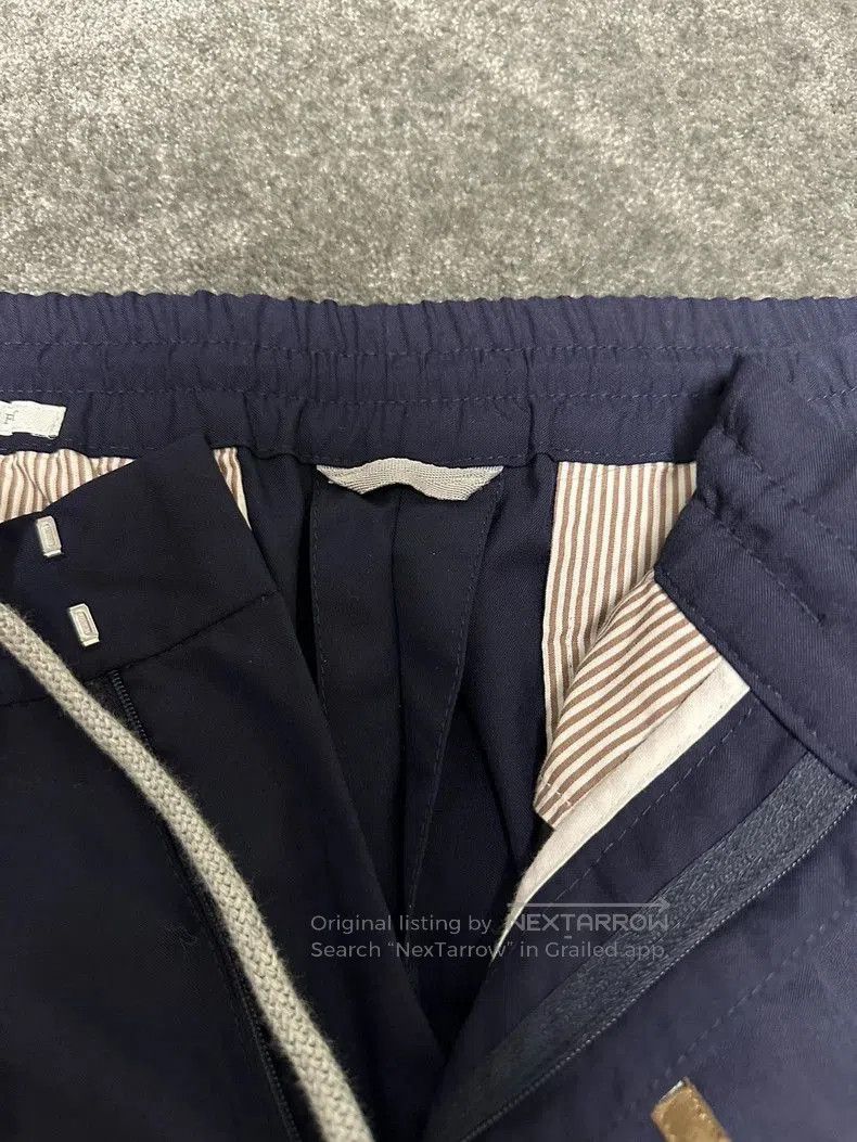Brunello Cucinelli Brunello Cucinelli Blue Casual Wool Pants. Size US 40 / EU 56 - 4 Thumbnail