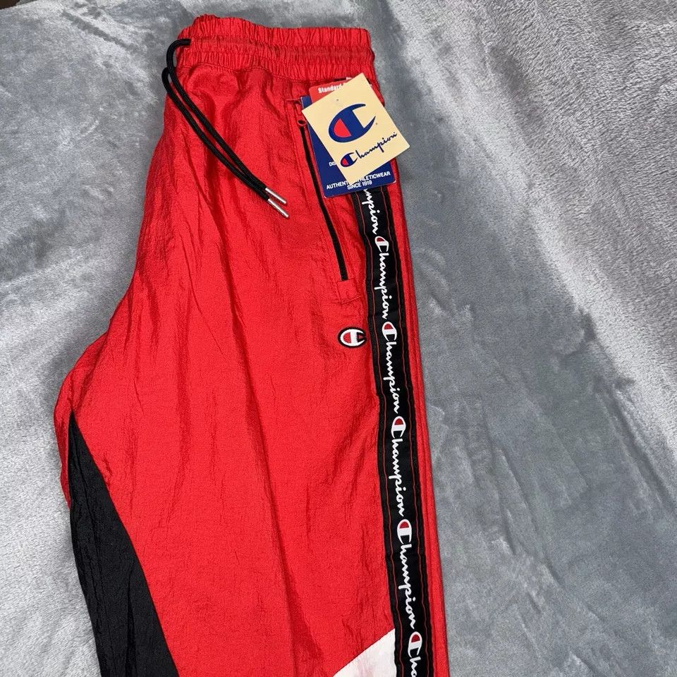 Champion Champion 100% Nylon Windsuit Pants Red Size US 30 / EU 46 - 5 Thumbnail