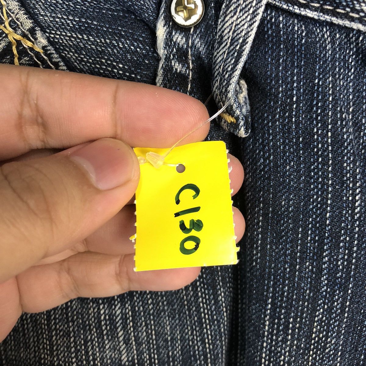 Edwin DLL Edwin Blue Distressed Denim Pants #C130 Size US 32 / EU 48 - 10 Thumbnail