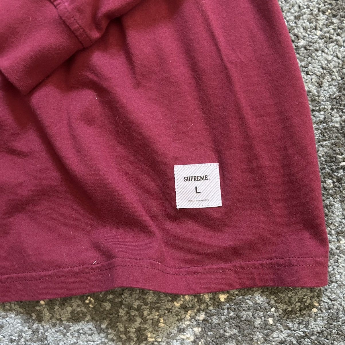 Supreme AUTUMN 2019 MiNDFUCK L/S MAROON OMBRE iNTARSiA STRiPE PATCH Size US L / EU 52-54 / 3 - 7 Thumbnail