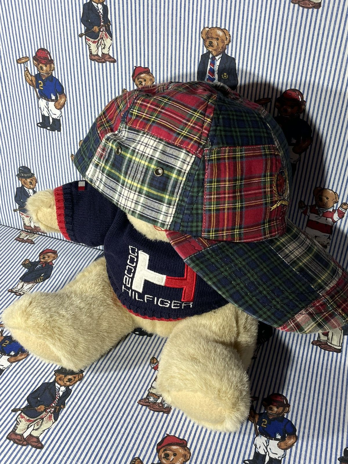 Tommy Hilfiger × Vintage Cap Tommy Hilfiger Lion Crest Patch OG Vintage 90’s Size ONE SIZE - 6 Thumbnail