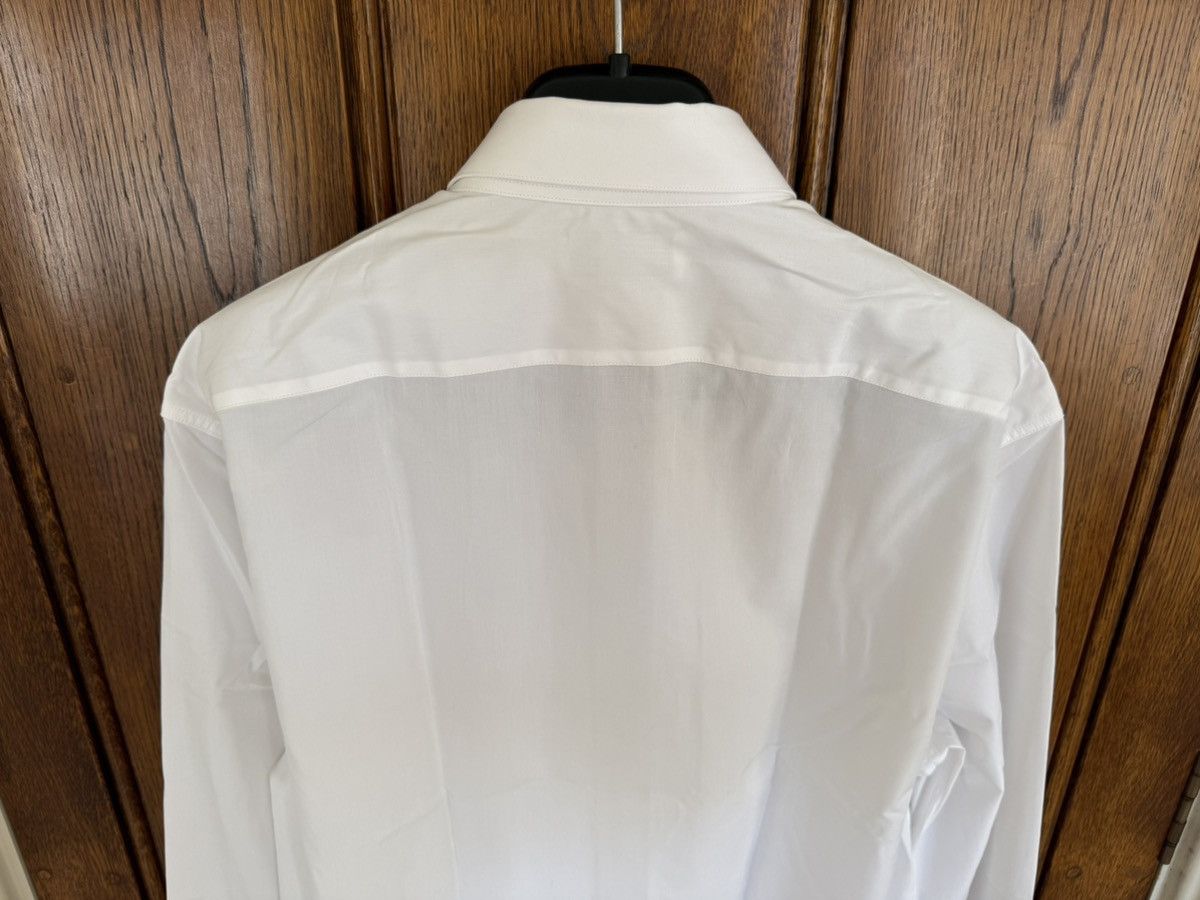 Saint Laurent Paris $760 SS23 BNWT Saint Laurent white shirt Sz 40 cotton poplin Size 40R - 17 Thumbnail
