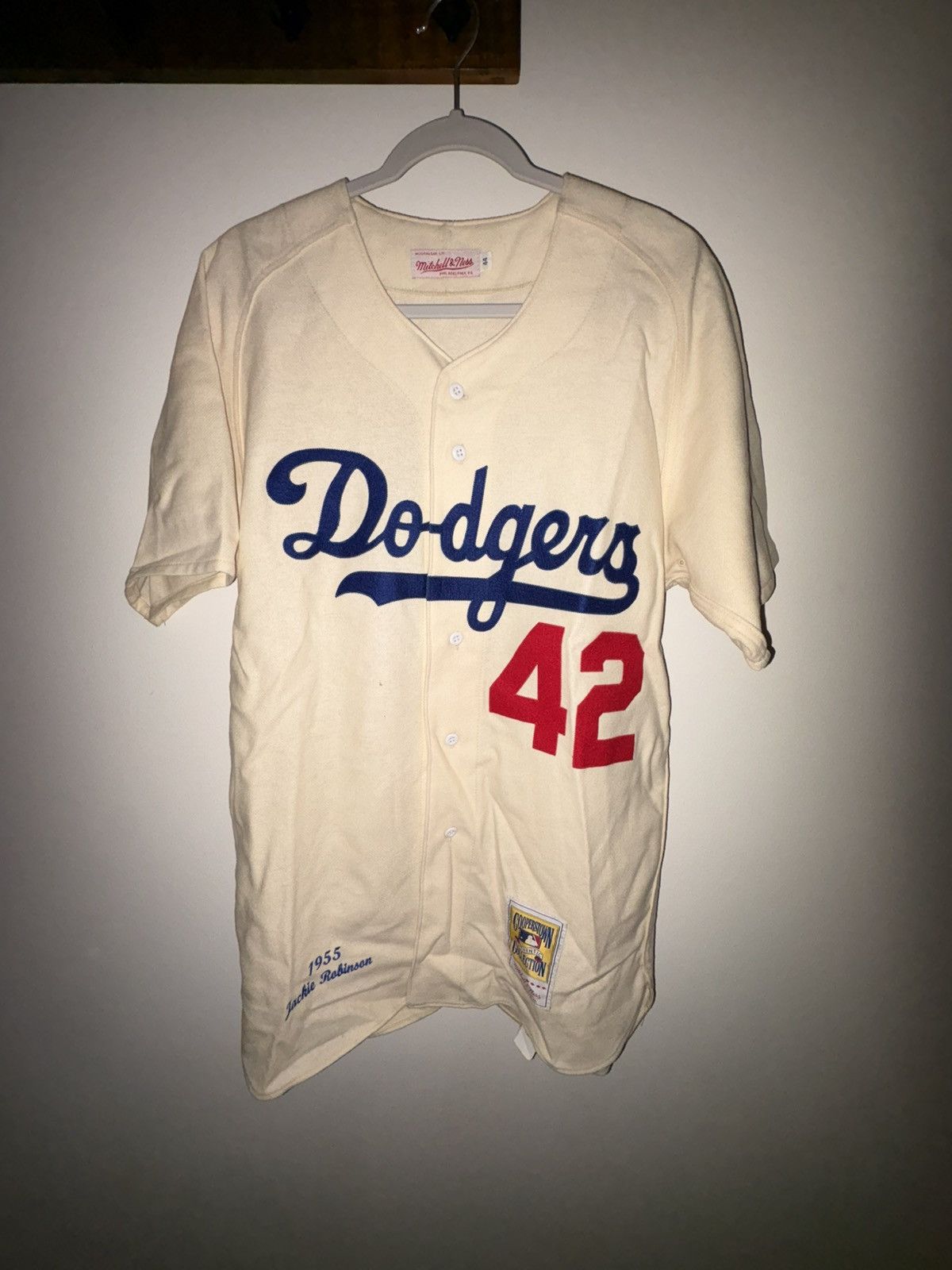 Mitchell & Ness Mitchell & Ness Jackie Robinson Jersey Size US L / EU 52-54 / 3 - 1 Thumbnail