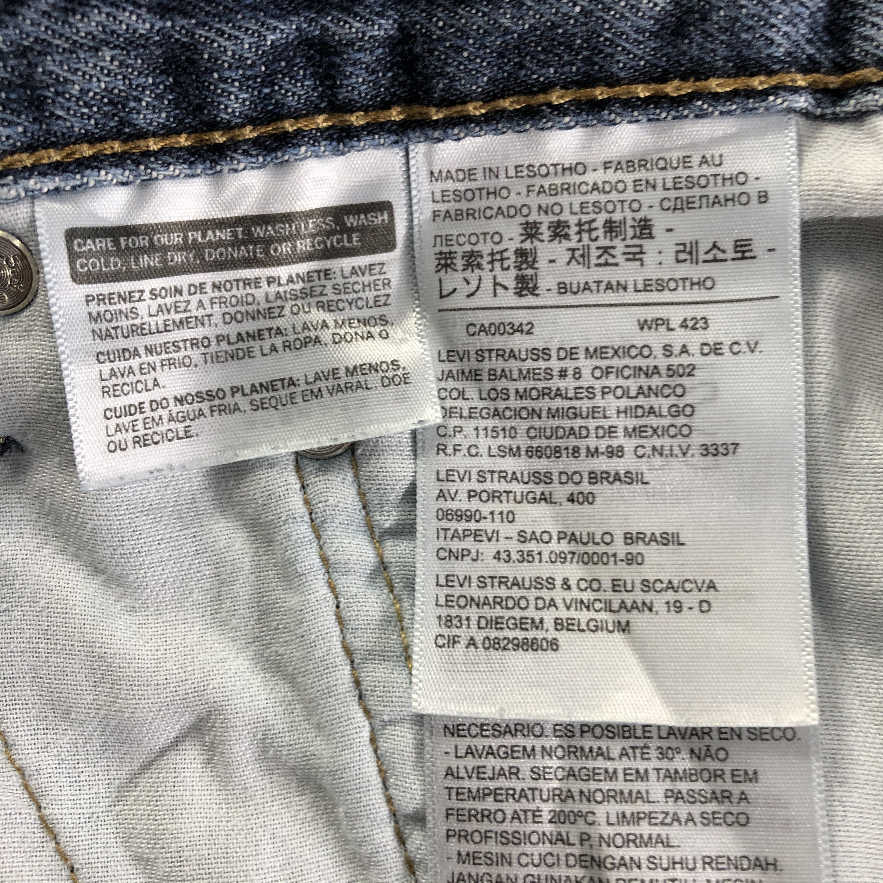 Levi's × Vintage Vintage Blue Wash Levis 514 Jeans-JM3457 Size US 38 / EU 54 - 11 Thumbnail