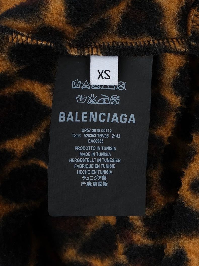 Balenciaga Balenciaga Leopard fleece jacket Size XS / US 0-2 / IT 36-38 - 8 Thumbnail