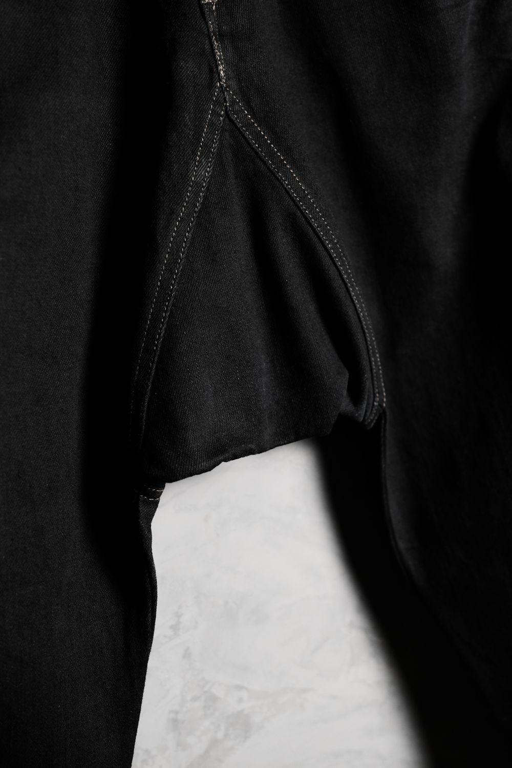 Rick Owens Drkshdw Rick Owens DRKSHDW Lamb Leather Patch Cropped Jeans Size US 30 / EU 46 - 6 Thumbnail