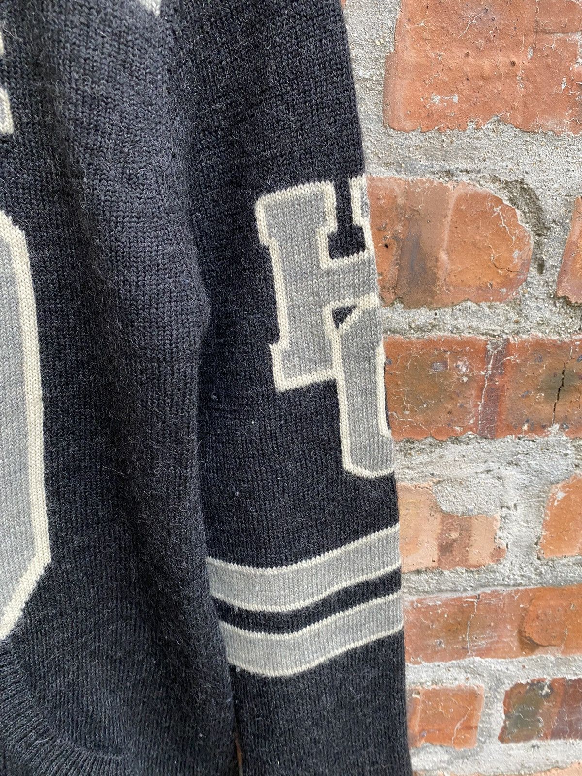 Hysteric Glamour 1990s Hysteric wool raglan hoodies Size S / US 4 / IT 40 - 7 Thumbnail