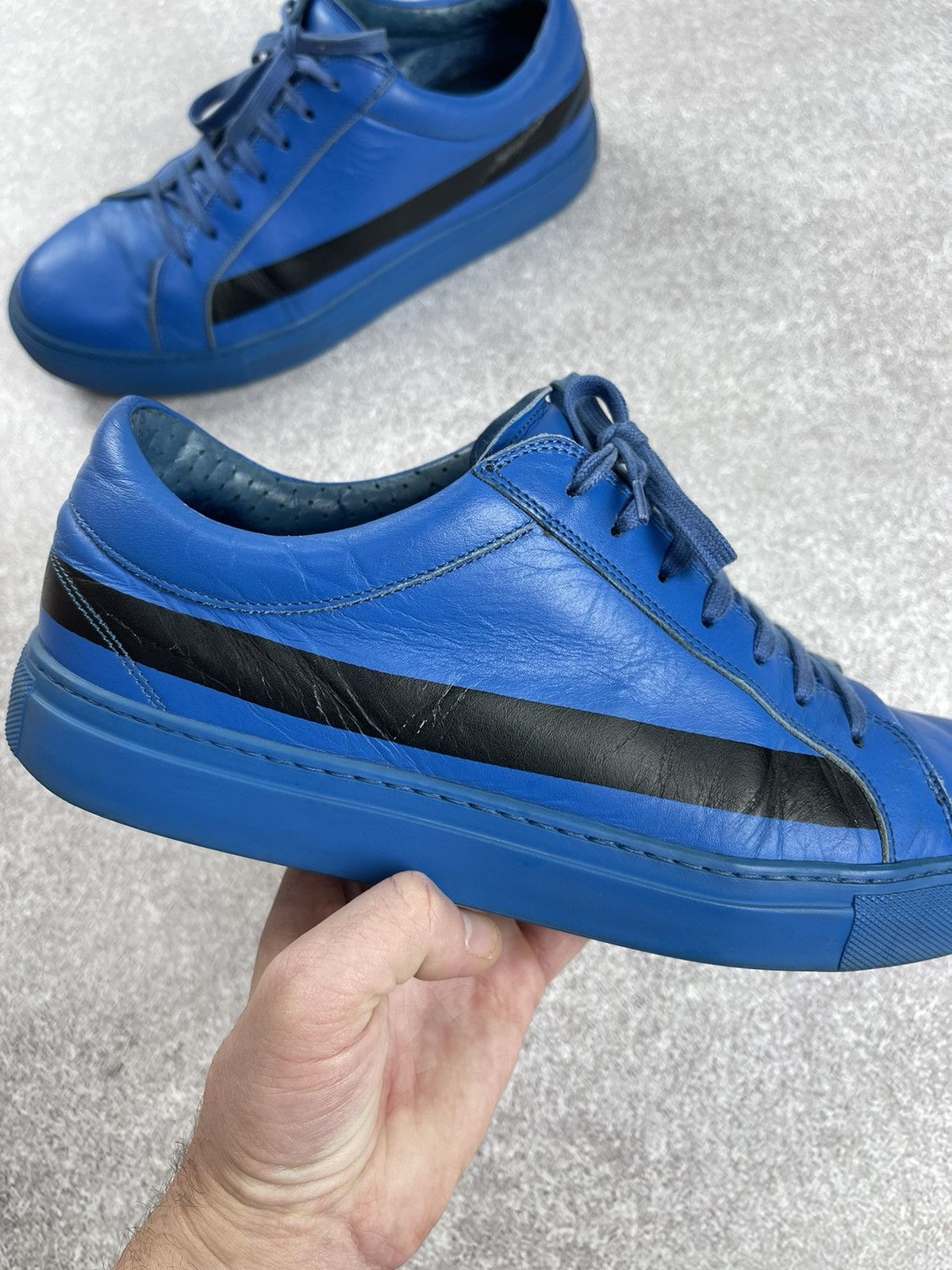 Comme des Garcons × Comme des Garcons SHIRT × Erik Schedin Comme des Garcons Shirt Erik Schedin Leather Sneakers Size US 9 / EU 42 - 12 Thumbnail