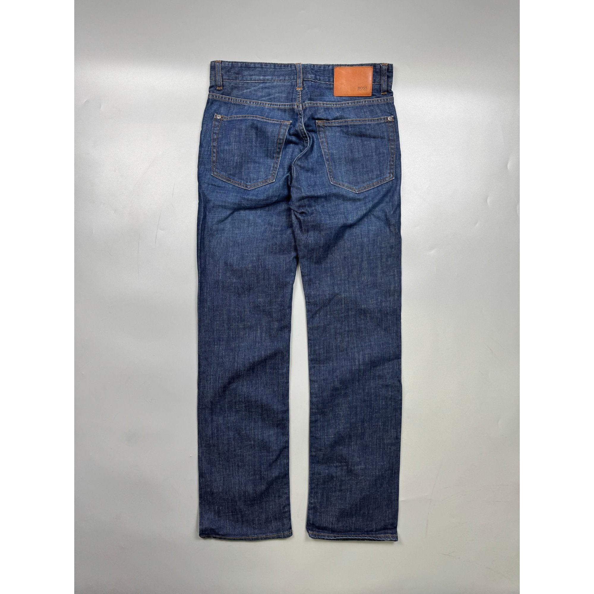 Hugo Boss Hugo Boss Cansas Raw Denim Straight fit Jeans (Y1276) Size US 31 - 12 Thumbnail