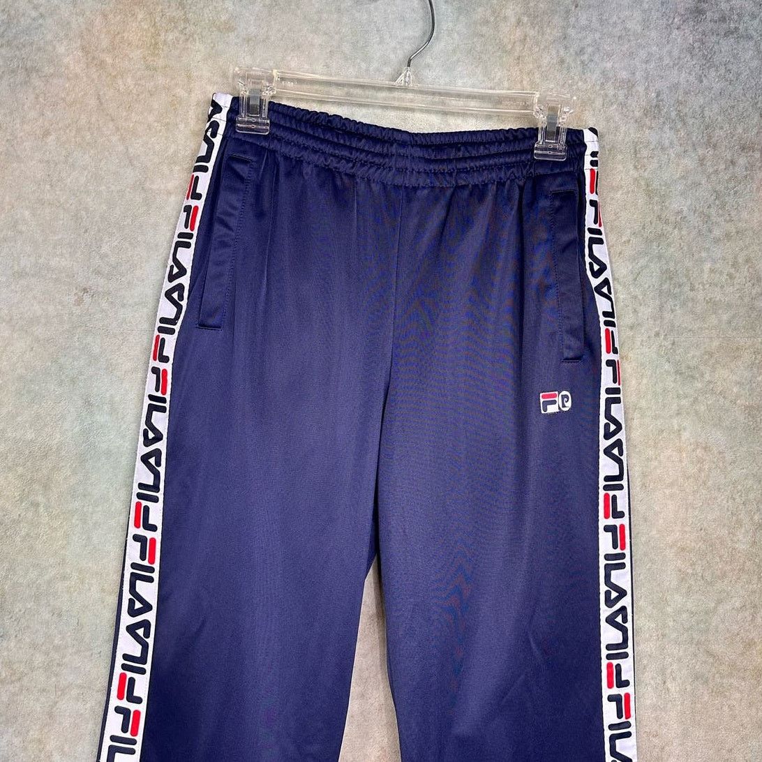 Fila × Pierre Cardin × Urban Outfitters Fila Pierre Cardin Track Pants Womens Sz S Navy Blue Urban Size 28" / US 6 / IT 42 - 2 Thumbnail