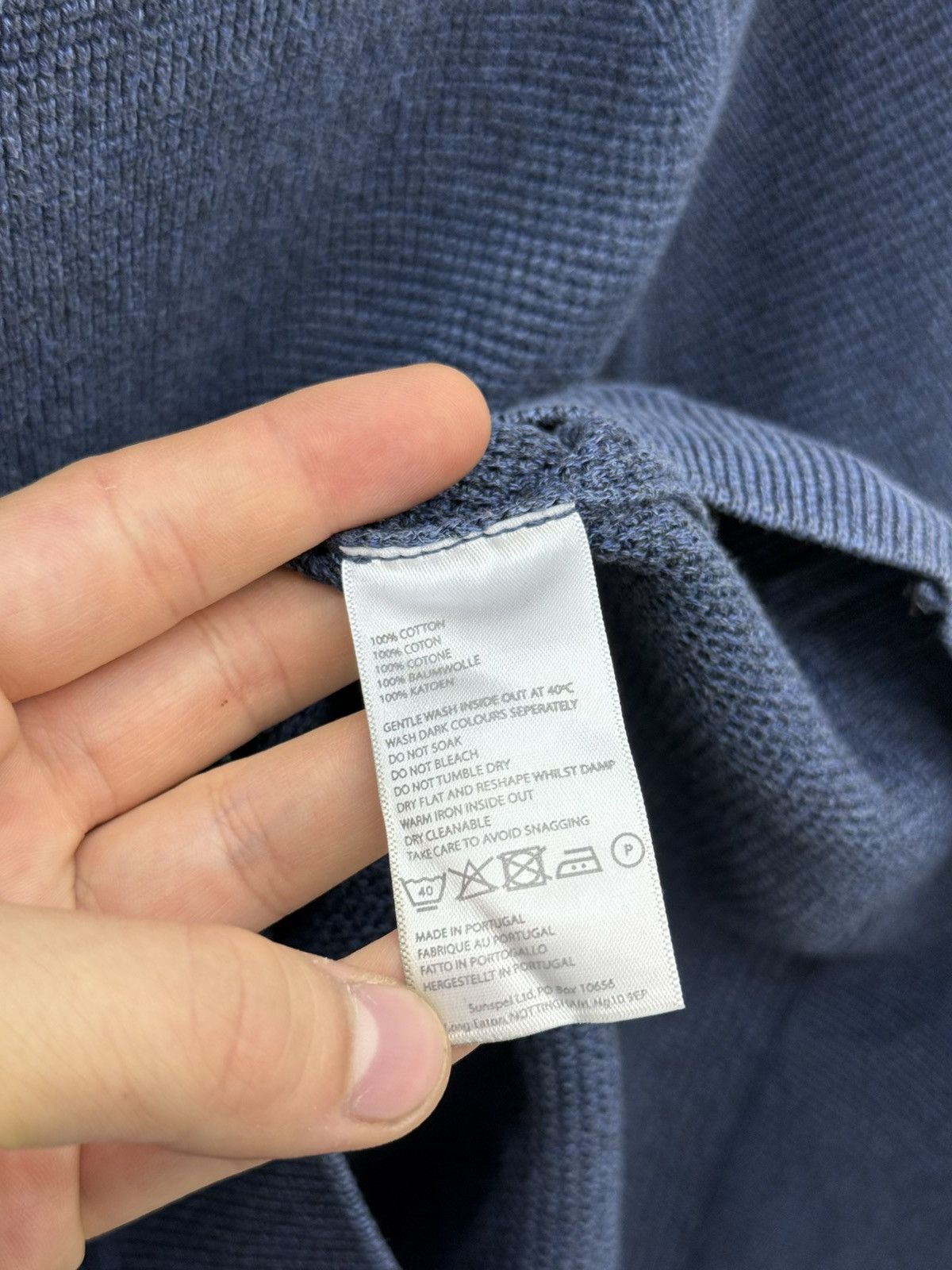 Sunspel Sunspel Cotton Crewneck Knit Sweater Sweatshirt Size US M / EU 48-50 / 2 - 5 Thumbnail