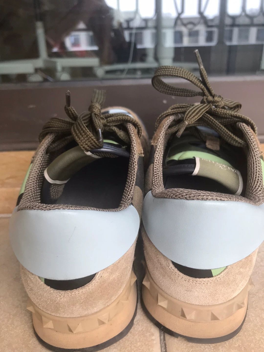 Valentino Valentino Camouflage Green Sneakers Size US 7 / EU 40 - 3 Thumbnail