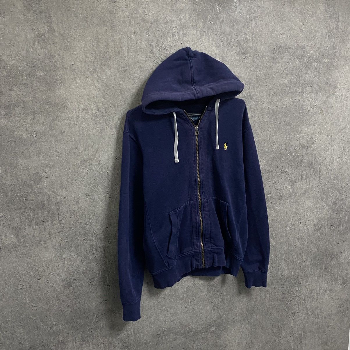 Polo Ralph Lauren Vintage Navy Blue Polo Ralph Lauren Zip Hoodie Men’s Hoodie Size US M / EU 48-50 / 2 - 3 Thumbnail