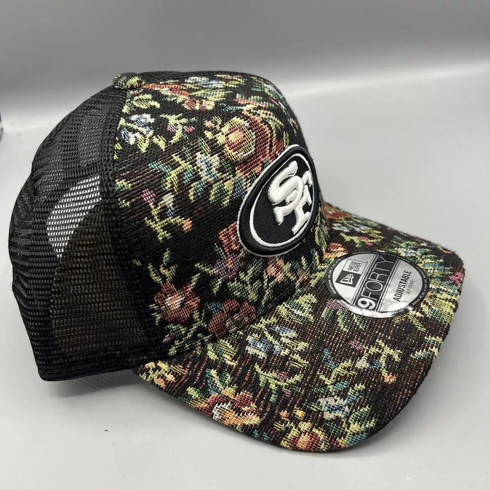 New Era San Francisco 49ers Trucker Hat Men 9Forty New Era Snap Back Size ONE SIZE - 3 Thumbnail