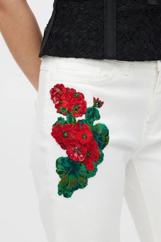 Dolce & Gabbana o1y0825 Denim Pant in White Size 28" / US 6 / IT 42 - 4 Thumbnail
