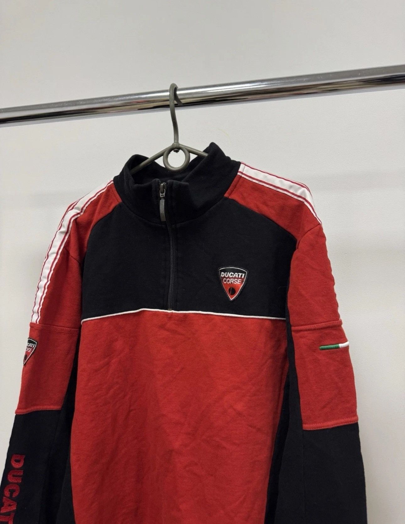 Ducati Vintage Ducati Corse Italy Sweatshirt 1/4 Zip Racing Moto Size US M / EU 48-50 / 2 - 4 Thumbnail