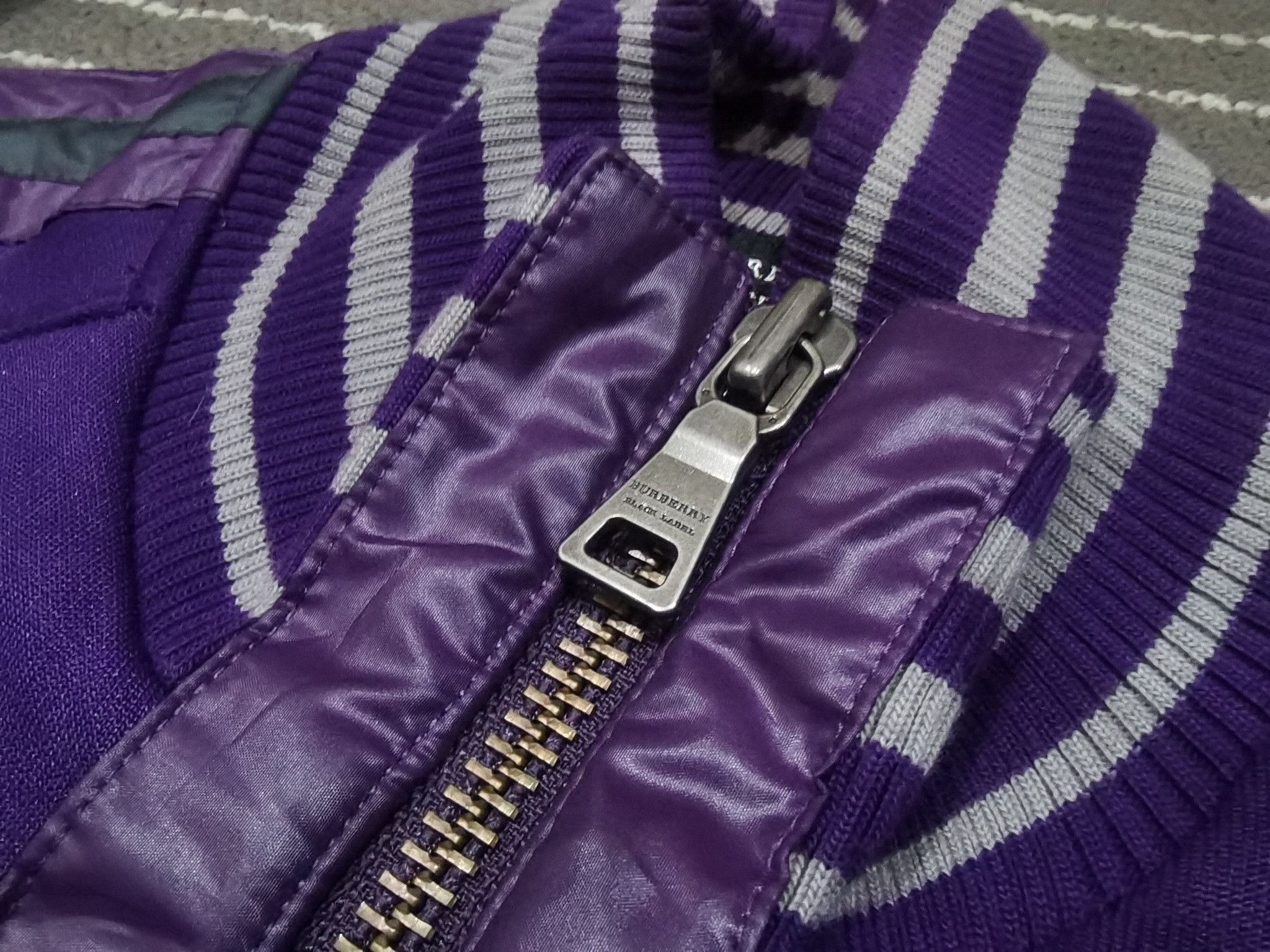 Burberry BURBERRY BLACK LABEL purple jacket S 2240 Size S / US 4 / IT 40 - 10 Thumbnail