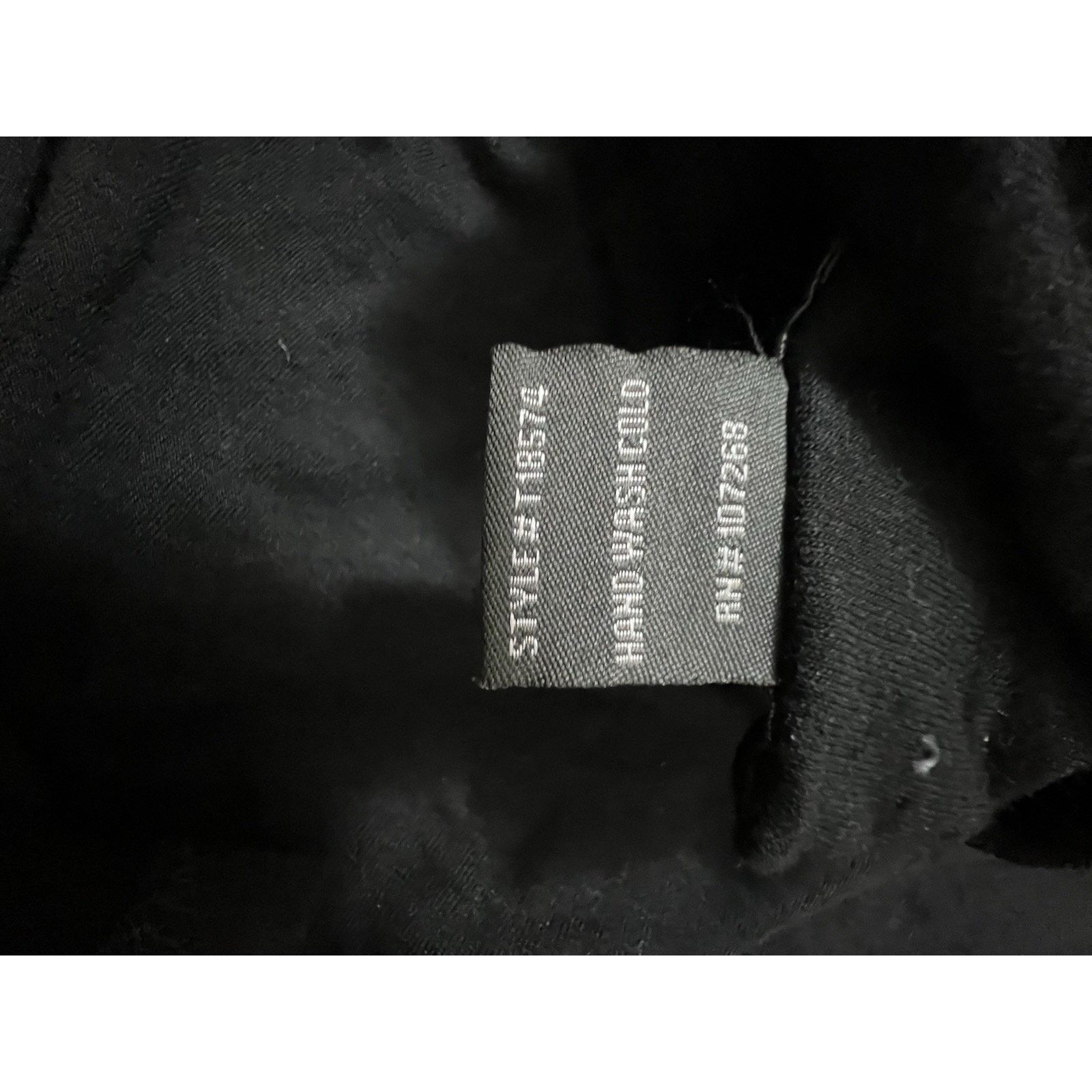 & Other Stories Gracia black leather nylon top office party size S A001429 Size S / US 4 / IT 40 - 3 Thumbnail