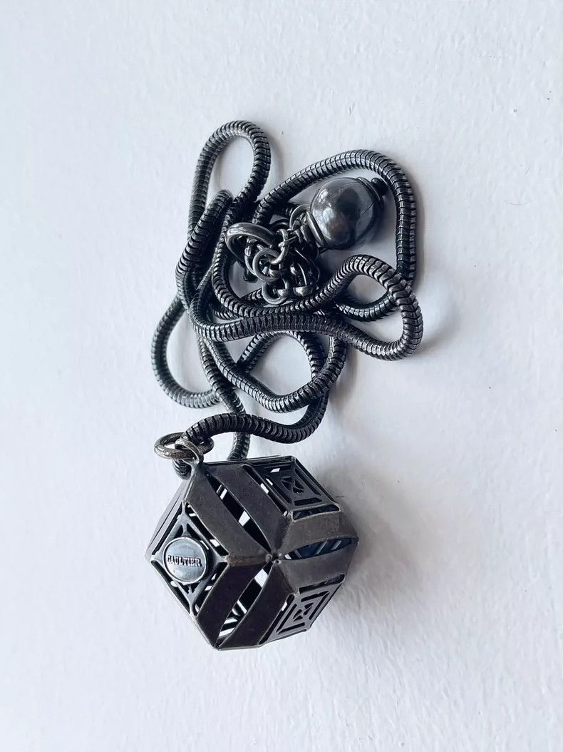 Jean Paul Gaultier Jean Paul Gaultier Cube Snake Chain Necklace 2504-Nextarrow Size ONE SIZE - 2 Thumbnail