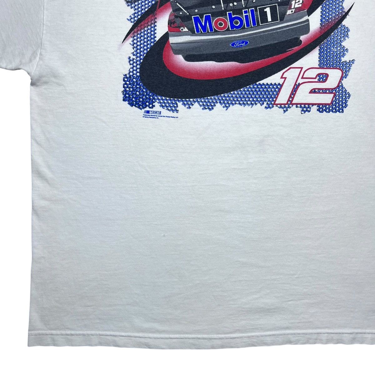 NASCAR 1990s Nascar Jeremy Mayfield Mobil Double Sided Graphic Tee Size US XXL / EU 58 / 5 - 12 Thumbnail