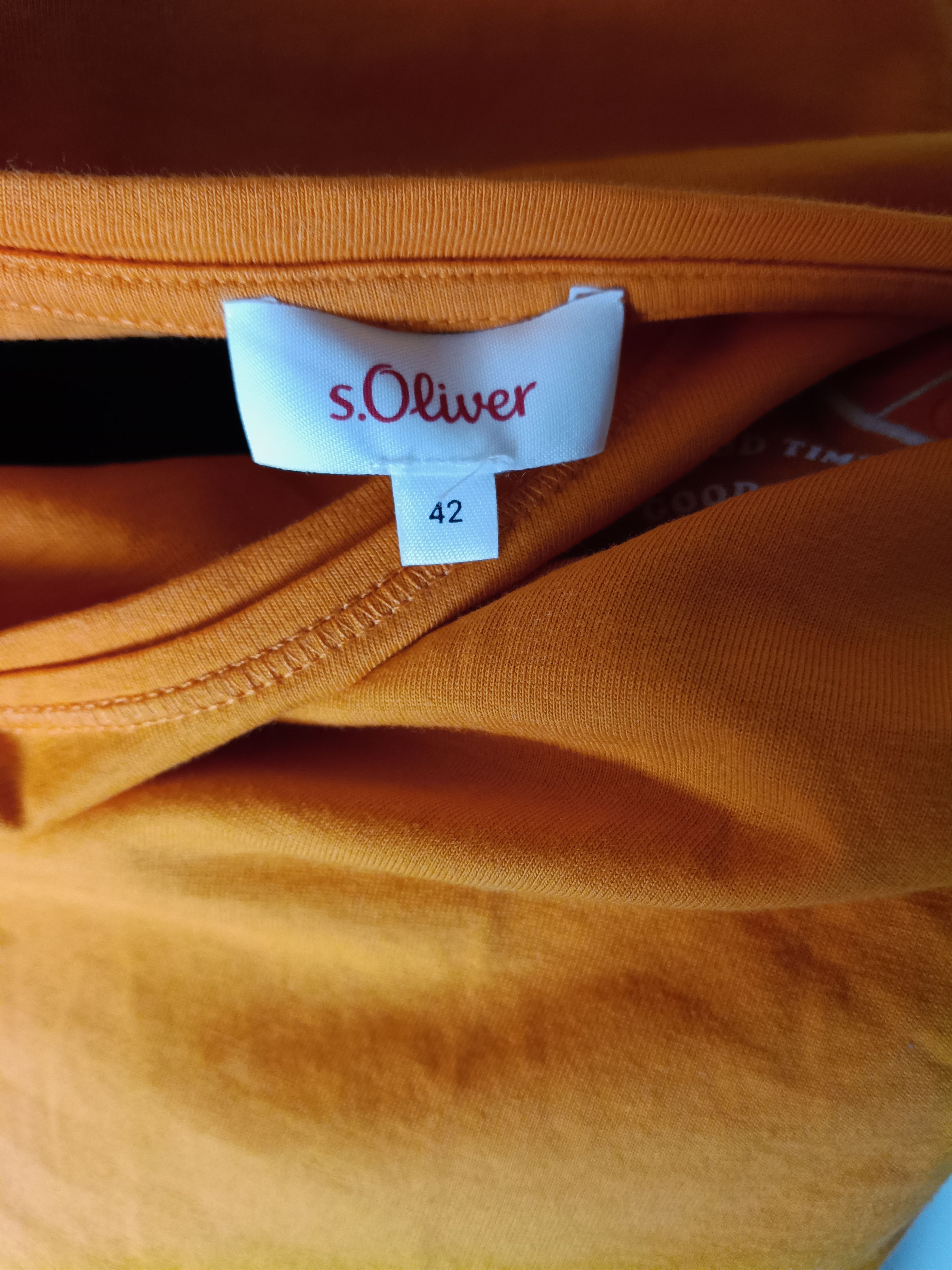 s.Oliver Orange t-shirt Size XL / US 12-14 / IT 48-50 - 5 Thumbnail