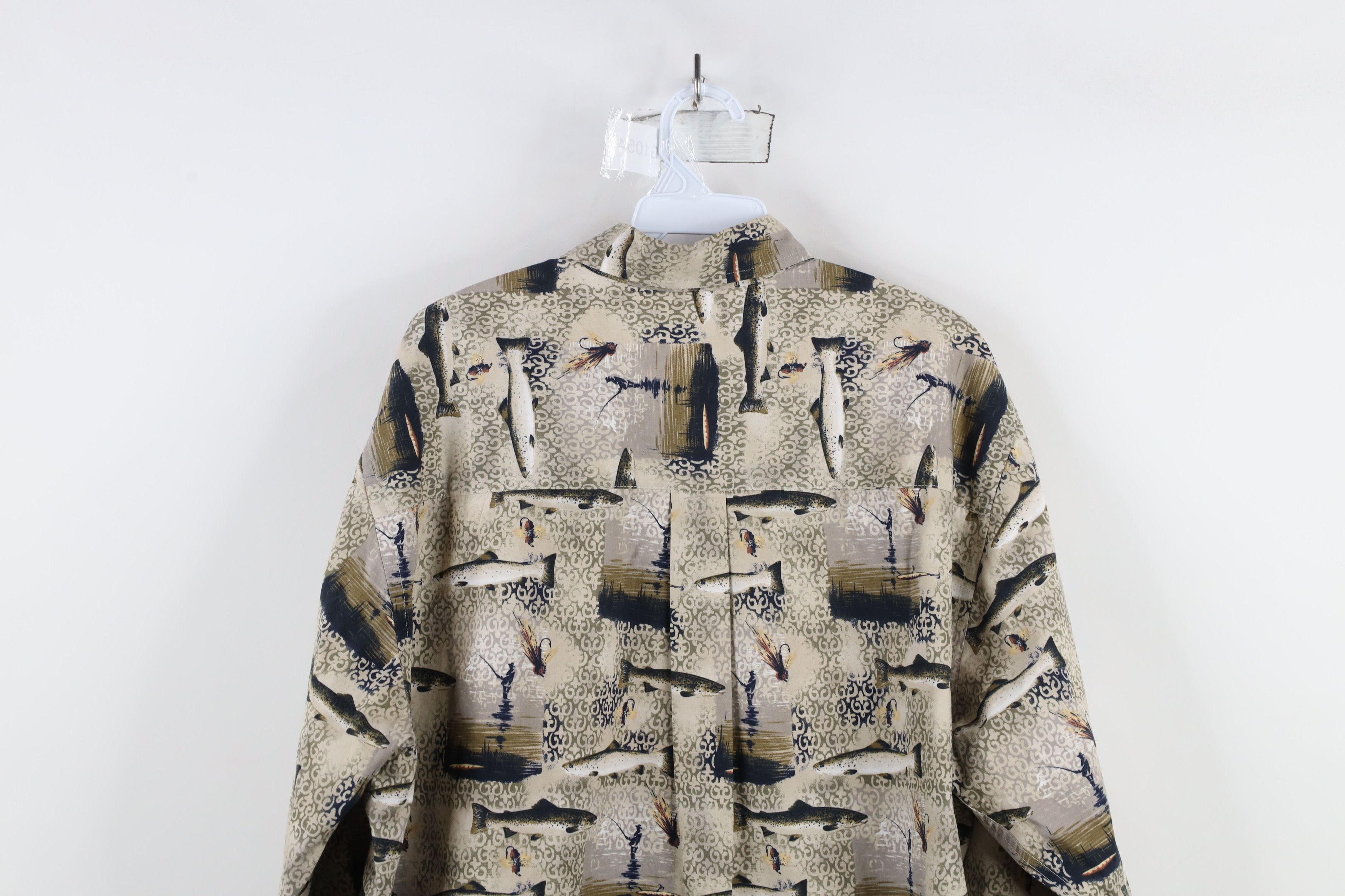 Vintage Vintage 90s Streetwear All Over Print Button Down Shirt Size US L / EU 52-54 / 3 - 10 Thumbnail