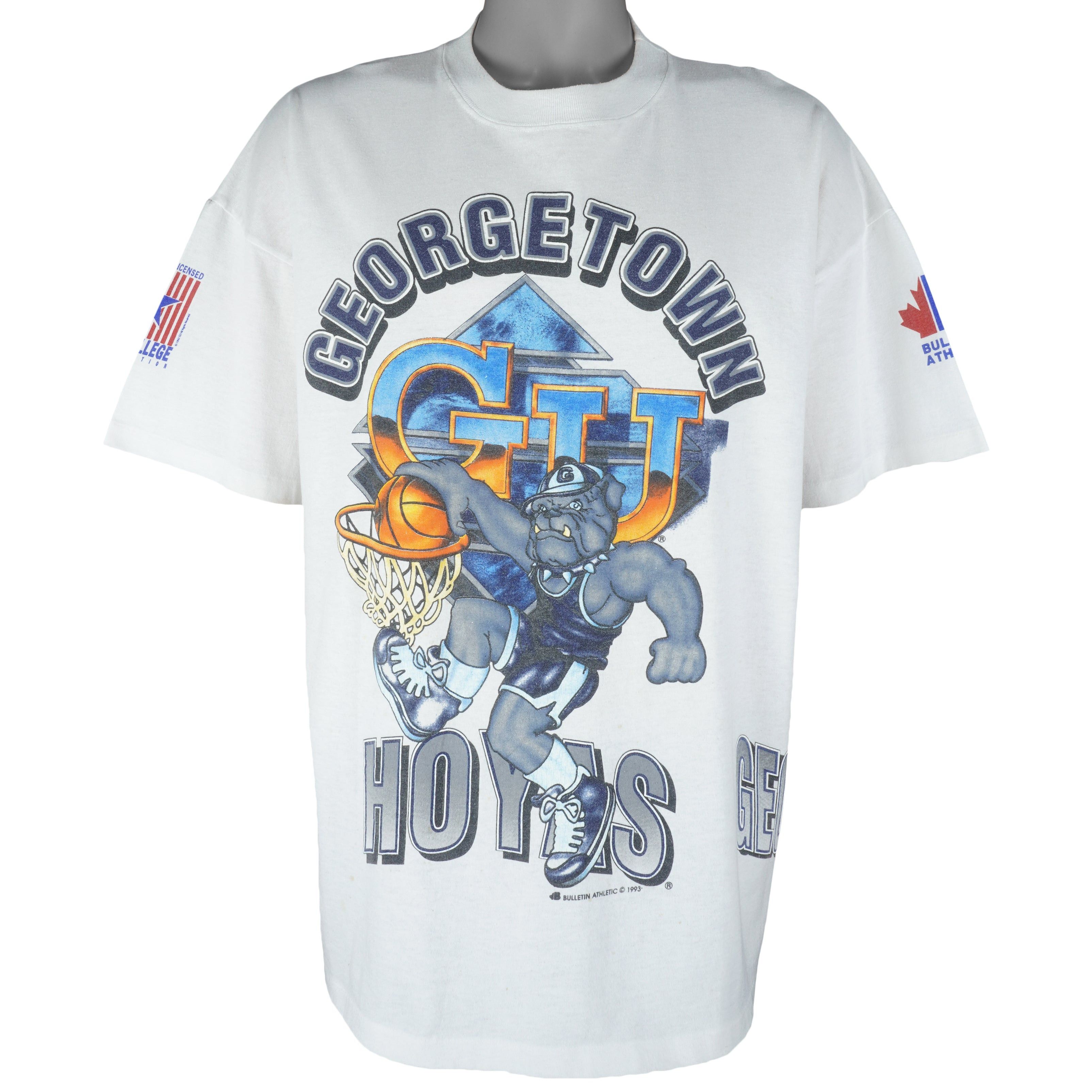 University of Georgetown Hoyas Basketball T-Shirt 1993