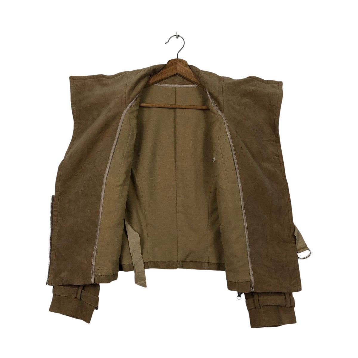 Hysteric Glamour 🔥VTG CROPPED BIKER JACKET MOLESKIN DOUBLE COLLAR MARGINAL Size US S / EU 44-46 / 1 - 15 Thumbnail