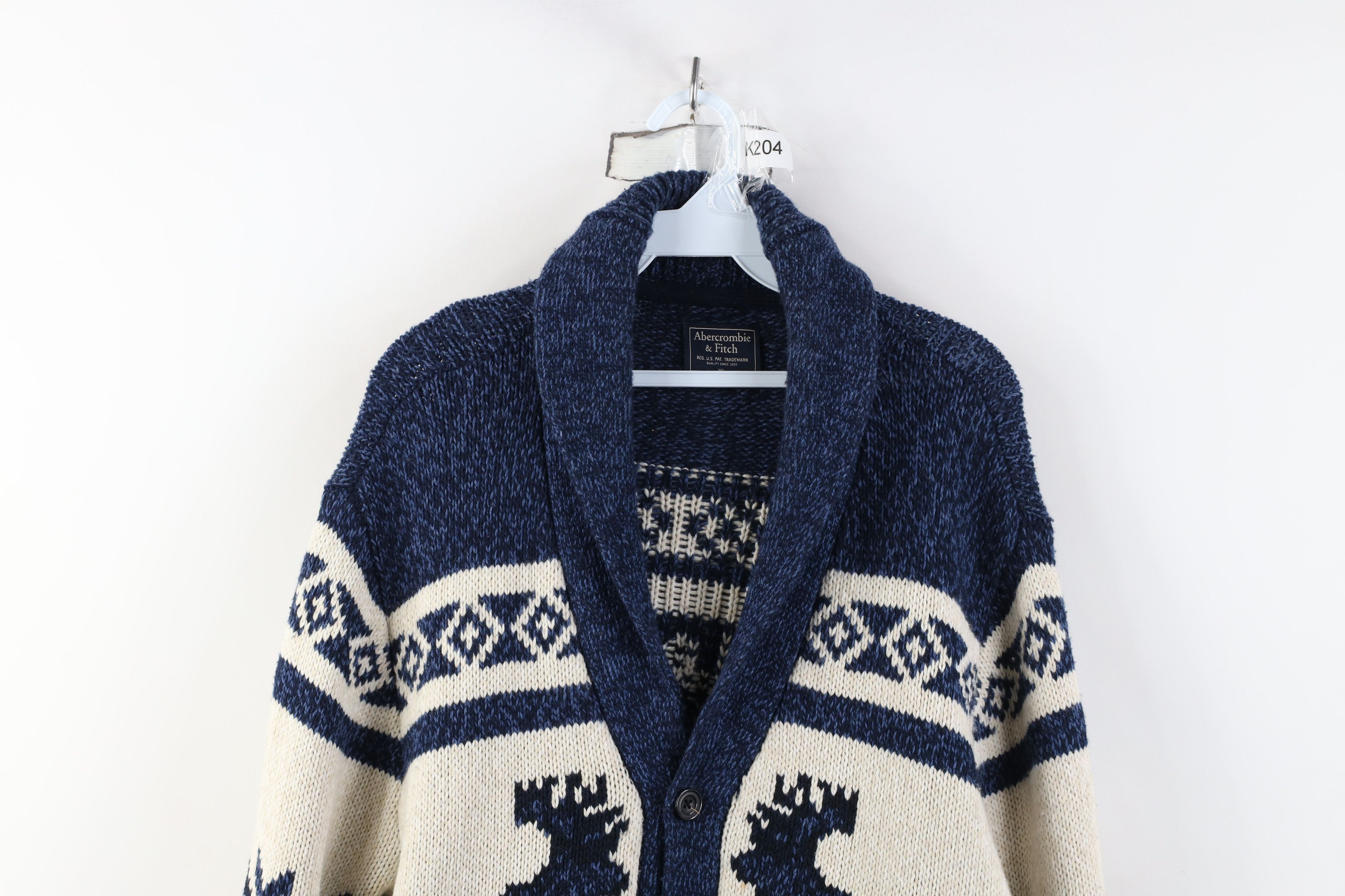 Abercrombie & Fitch Vintage 90s Y2K Abercrombie & Fitch Fair Isle Sweater Size US XL / EU 56 / 4 - 2 Thumbnail