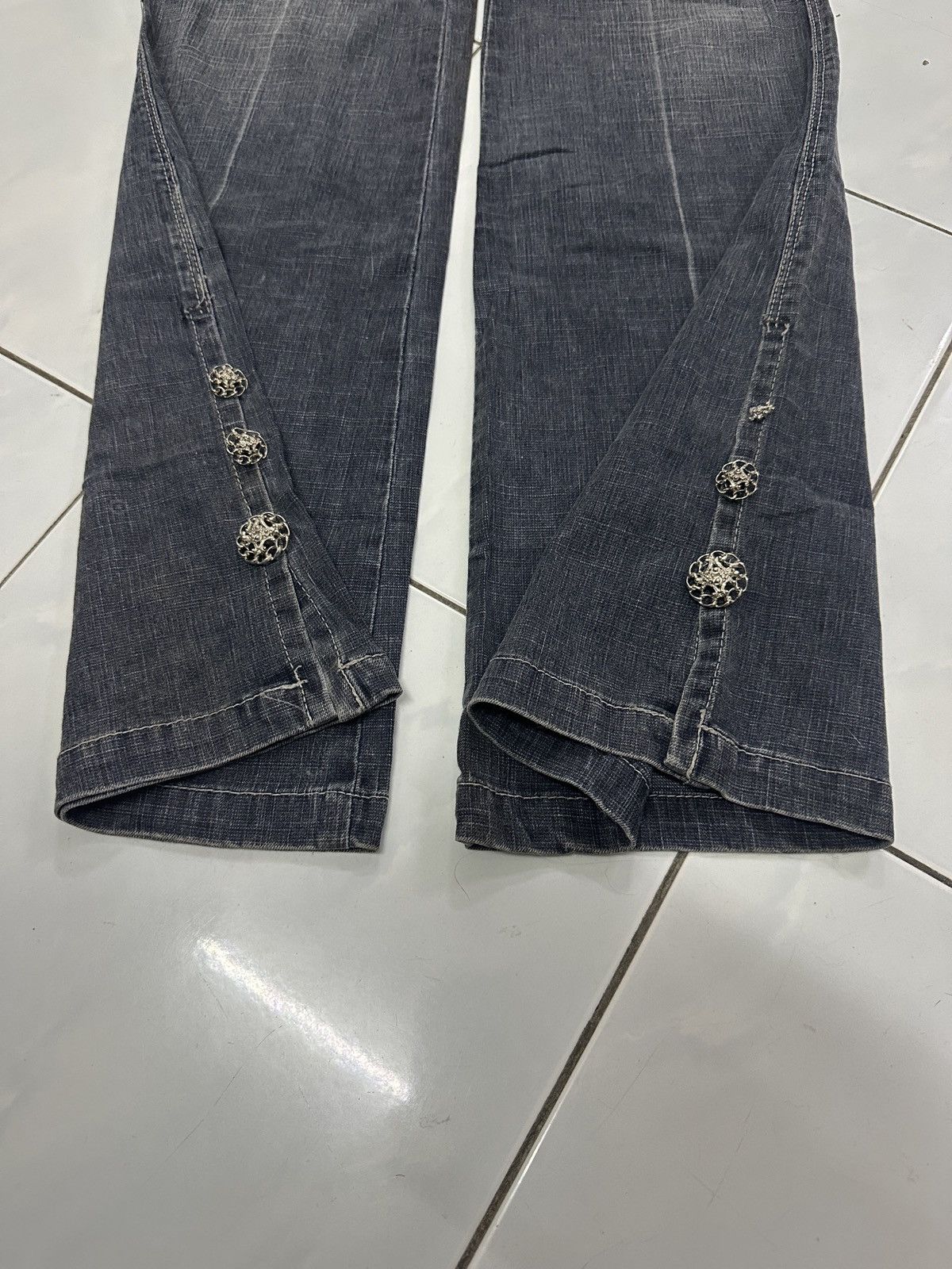 Designer × Marithe + Francois Girbaud MARITHE + FRANCOIS GIRBAUD Flare Jeans Size US 28 / EU 44 - 6 Thumbnail
