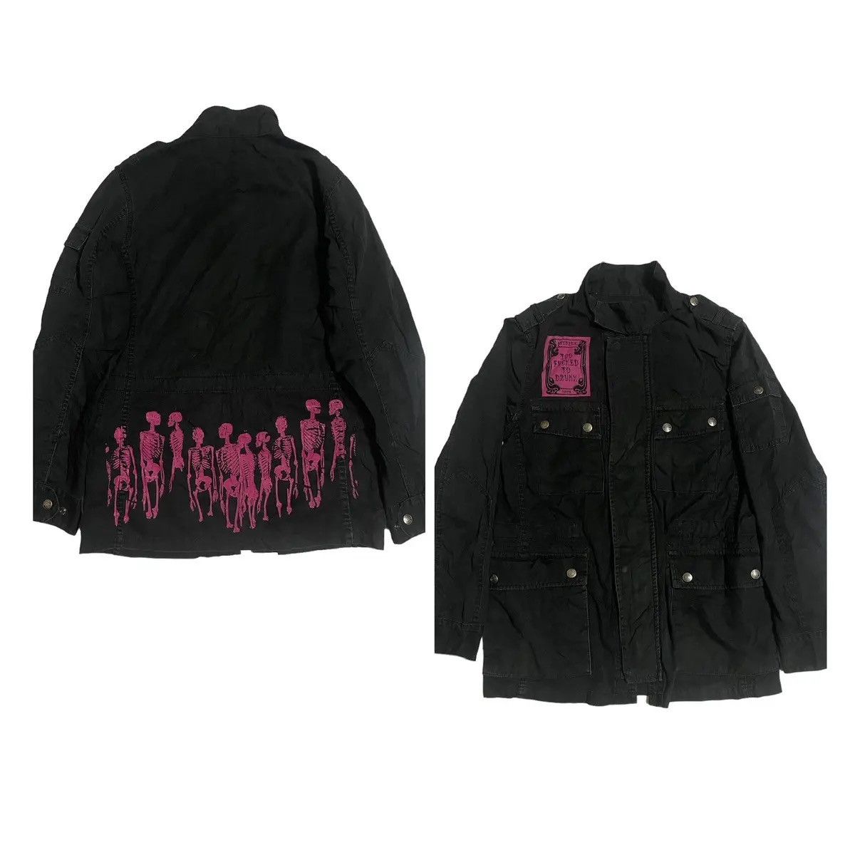 Hysteric Glamour Vintage Hysteric Glamour “Too Fuck Too Drunk” Jacket Size US S / EU 44-46 / 1 - 2 Thumbnail