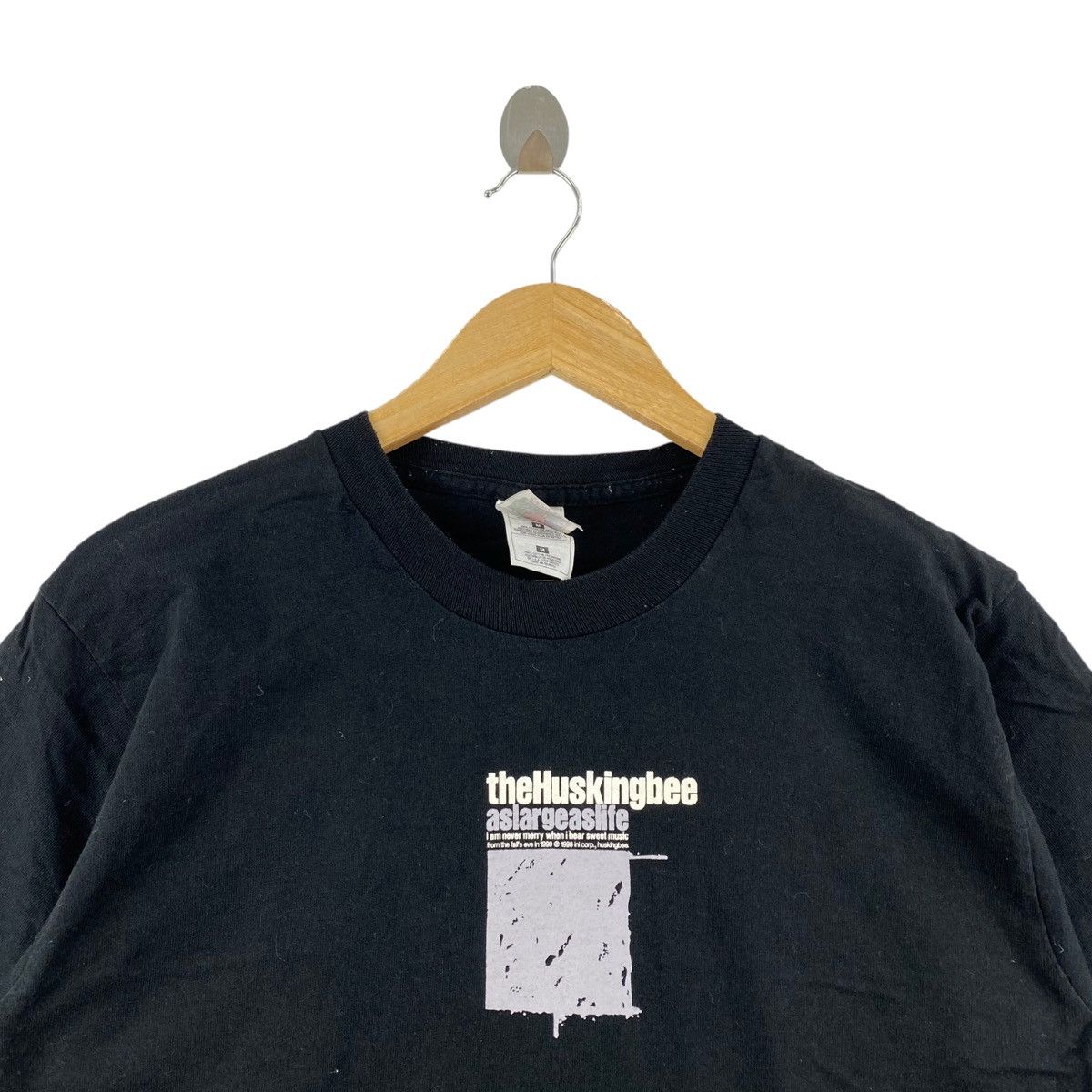Japanese Brand Vintage 1999 THE HUSKING BEE Japanese Punk Band As Large Size US M / EU 48-50 / 2 - 2 Thumbnail