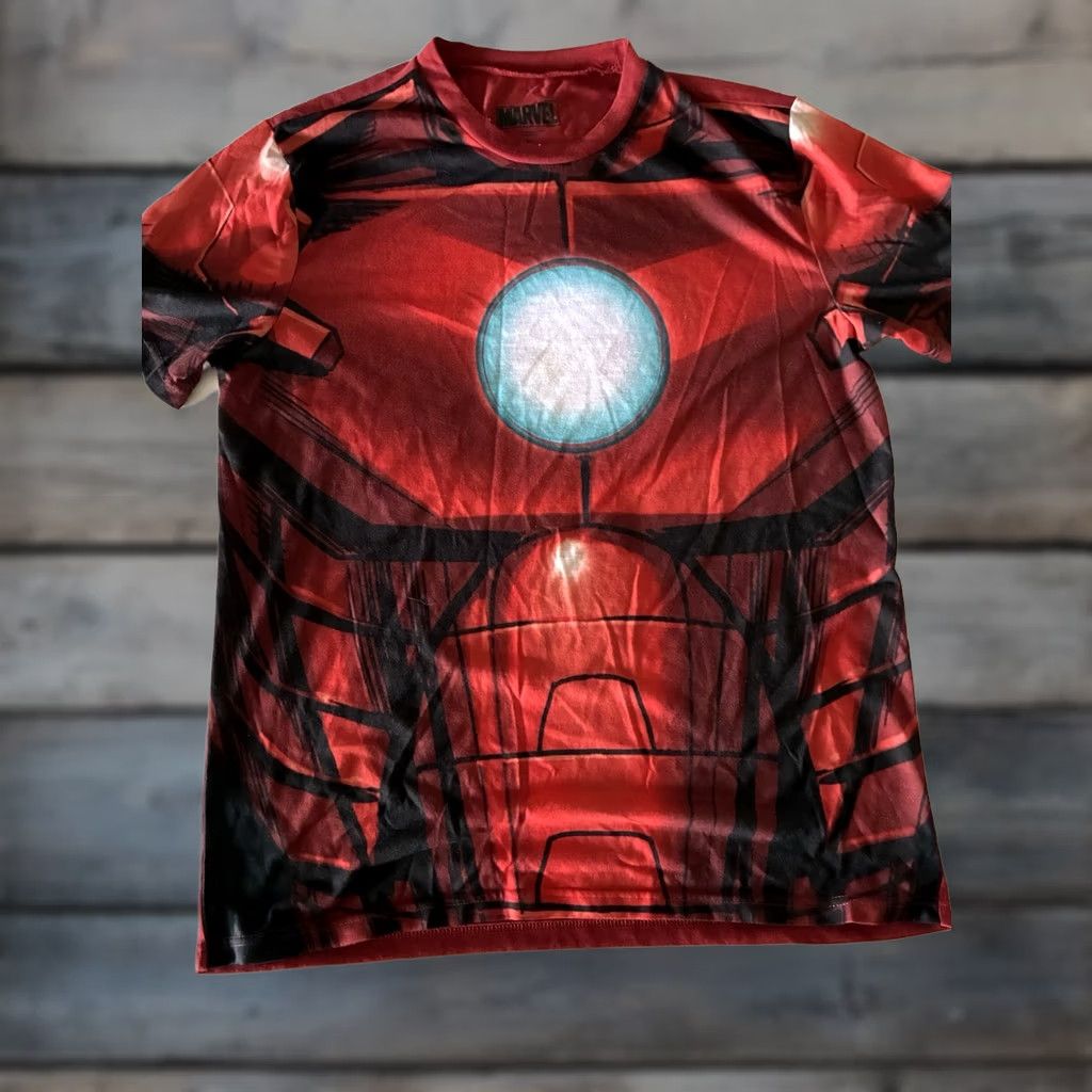 Vintage VINTAGE Marvel Mad Engine Iron Man Costume Shirt Mens XL Size US XL / EU 56 / 4 - 1 Thumbnail