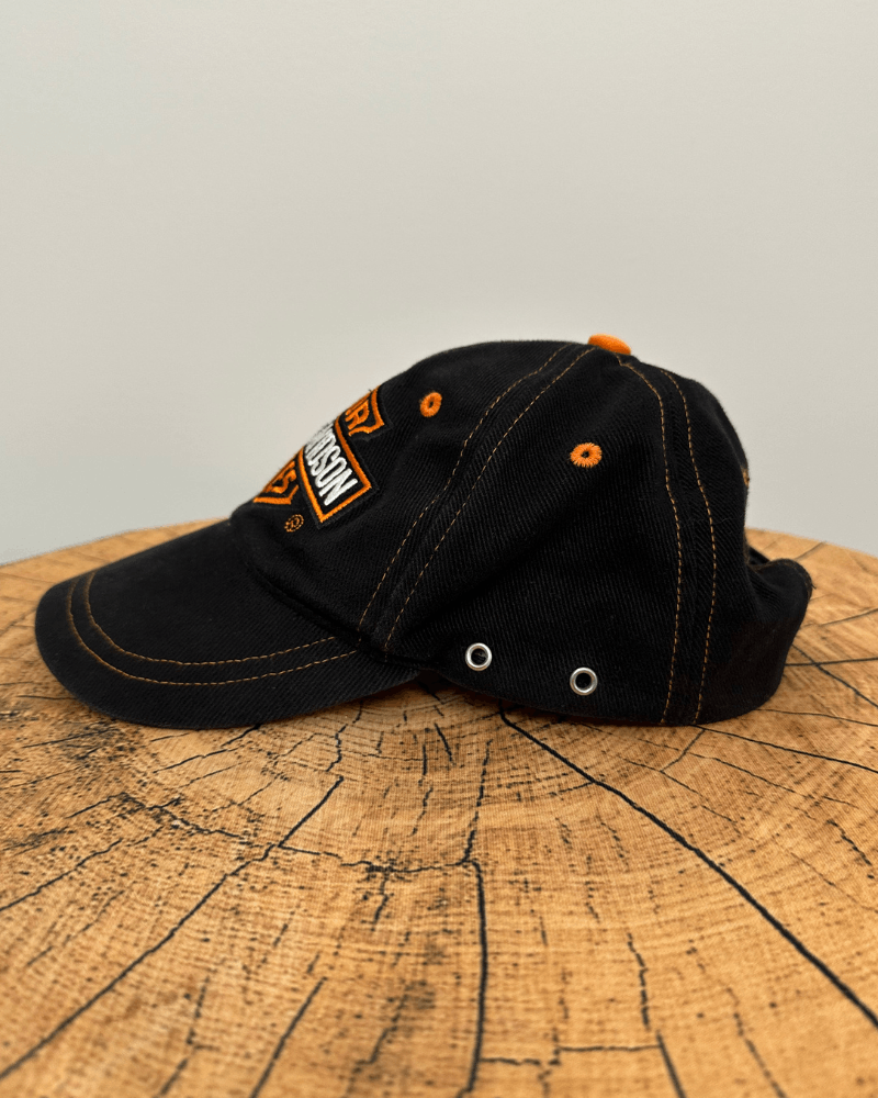 Harley Davidson Vintage Harley Davidson Motorcycles Logo Strap Back Cap Hat Size ONE SIZE - 3 Thumbnail