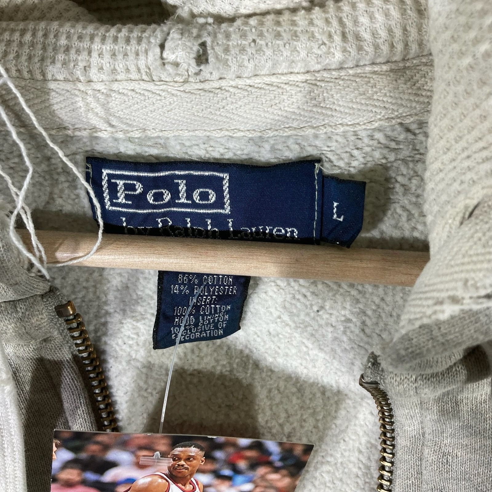 Polo Ralph Lauren Vintage Polo Ralph Lauren Embroidered Mini-Logo Full-Zip L Size US L / EU 52-54 / 3 - 7 Thumbnail