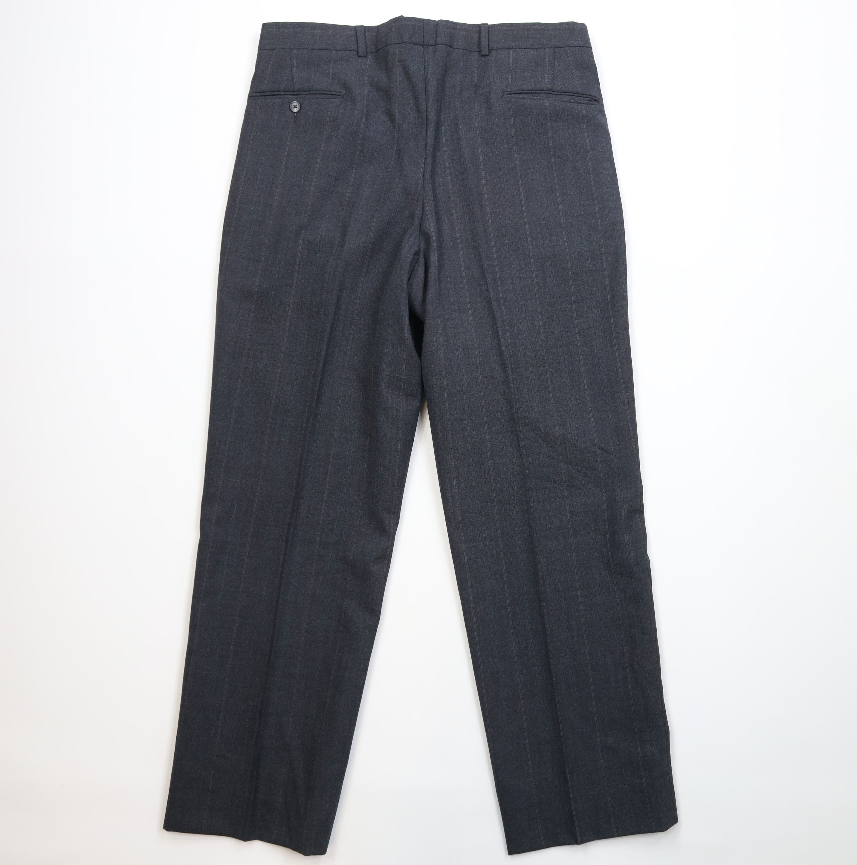 Vintage Vintage 90s Streetwear 2 Piece Worsted Wool Striped Suit Size 42L - 14 Thumbnail
