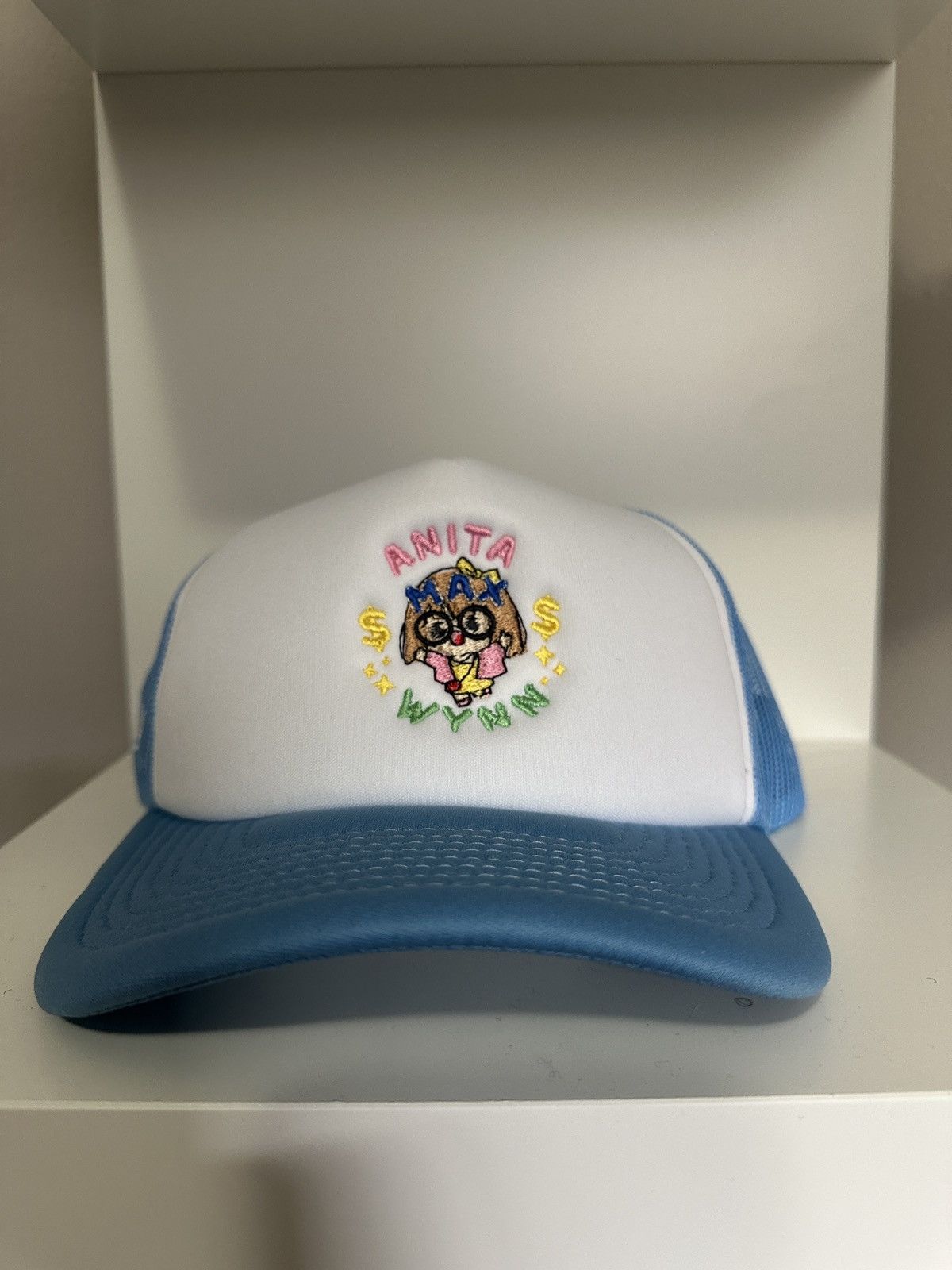 image of Octobers Very Own Drake Anita Max Wynn Hat - Blue/white Og, Men's