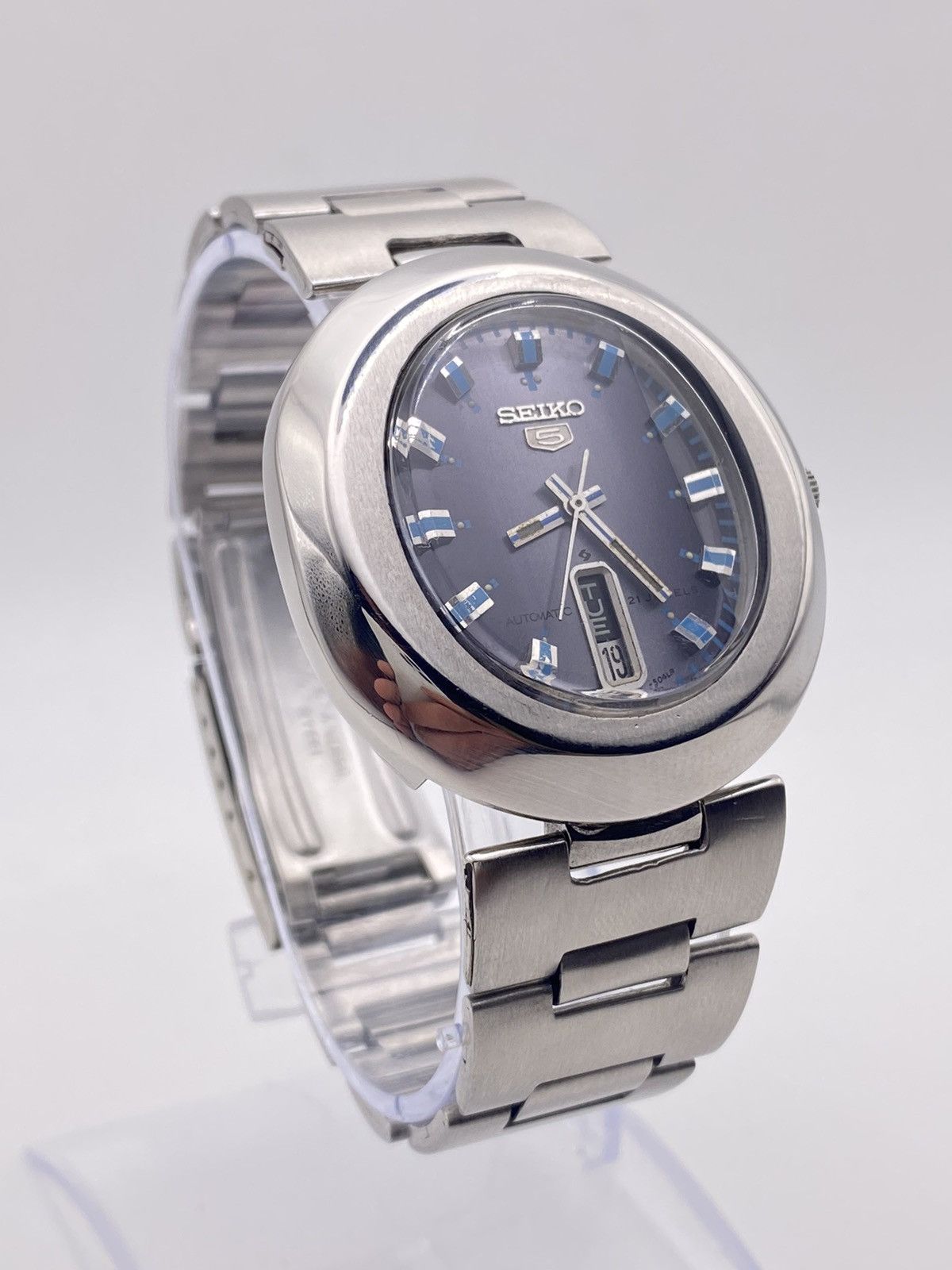 Seiko 5 Automatic 6319 Blue Dial Vintage Men’s Wristwatch